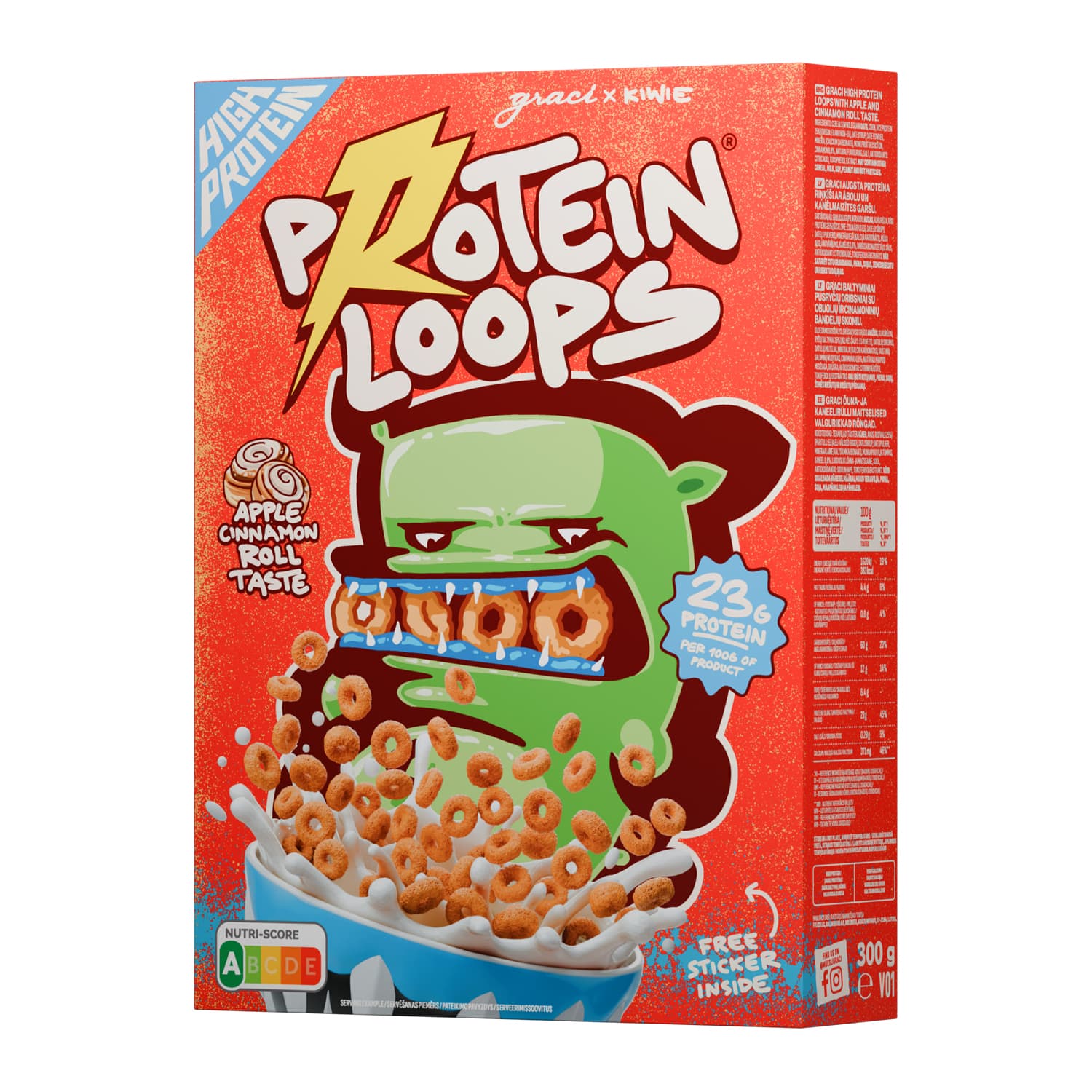 Prot. brokastu pārs. ābola, kanēļa gar. 300g