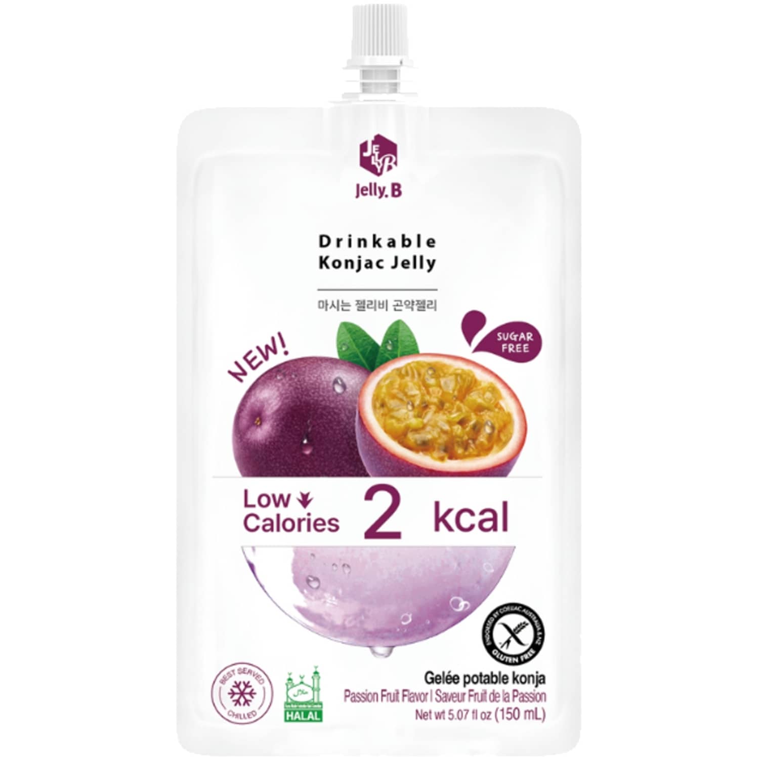 Žel. Jelly.B ar marakuj. garšu ar sald. 150ml