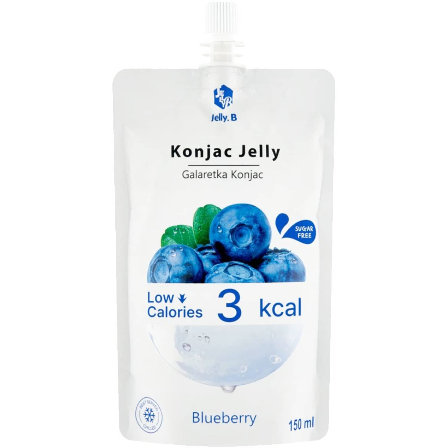 Želeja Jelly.B ar melleņu garšu ar sald.150ml