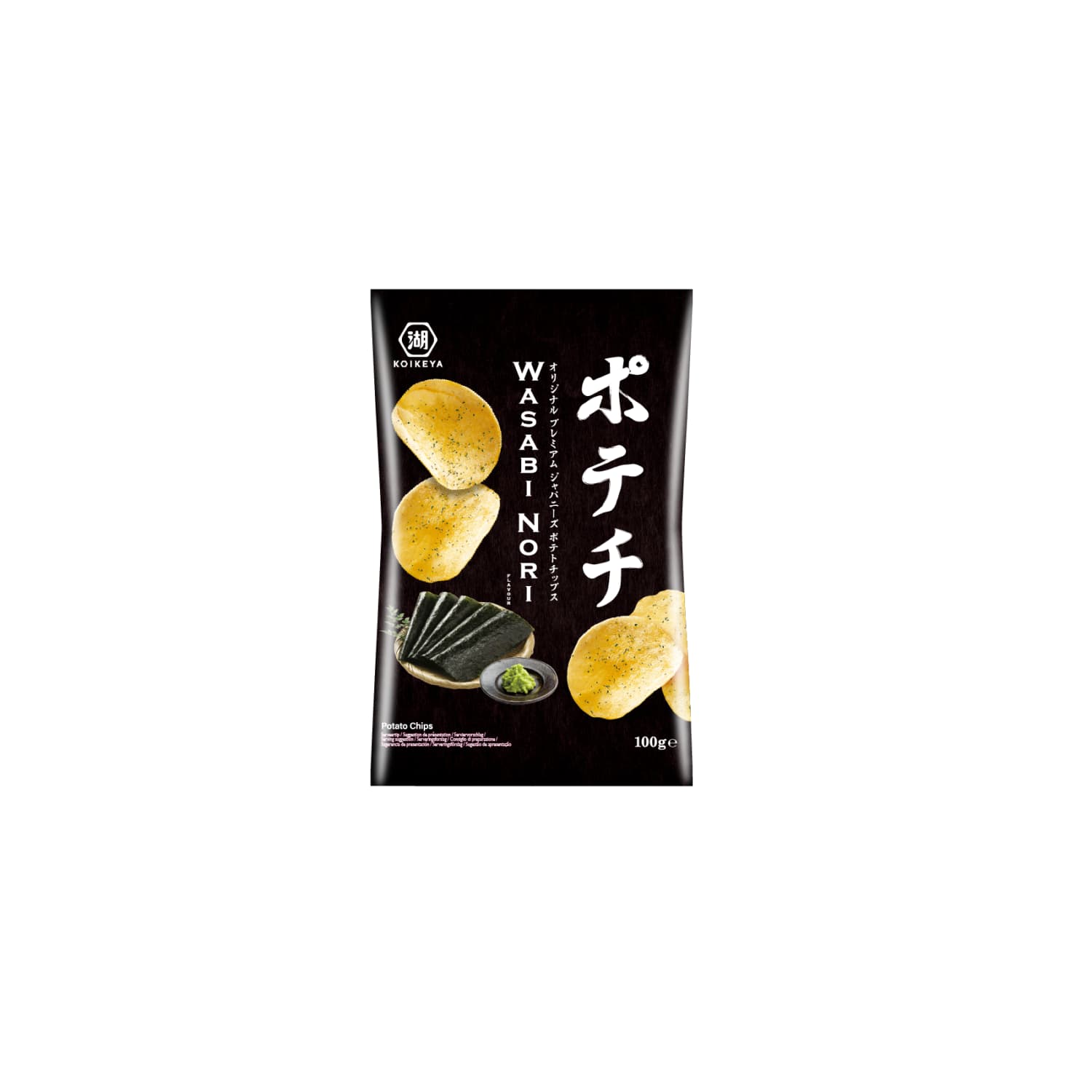 Kartupeļu čipsi Koikeya Wasabi Nori 100g