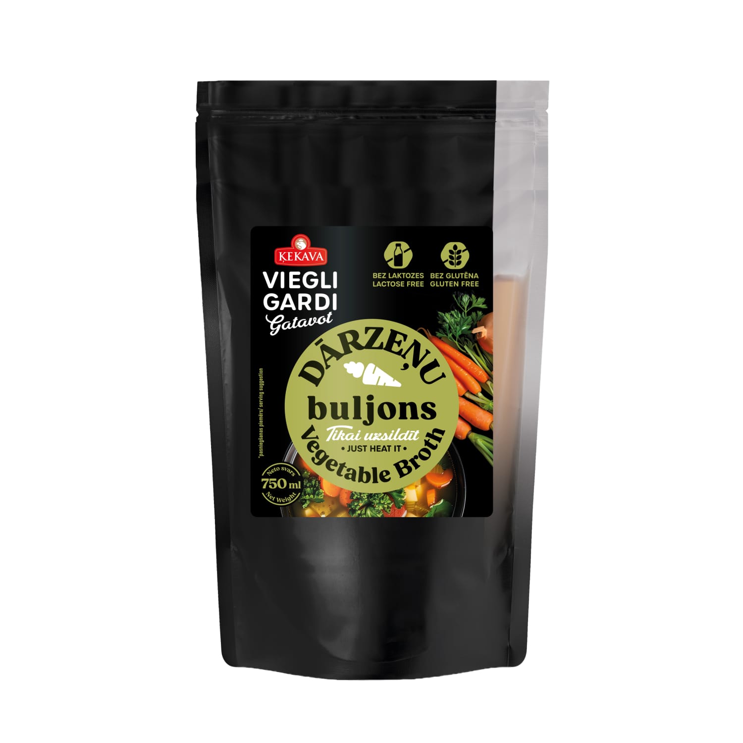 Buljons Ķekava dārzeņu 750ml