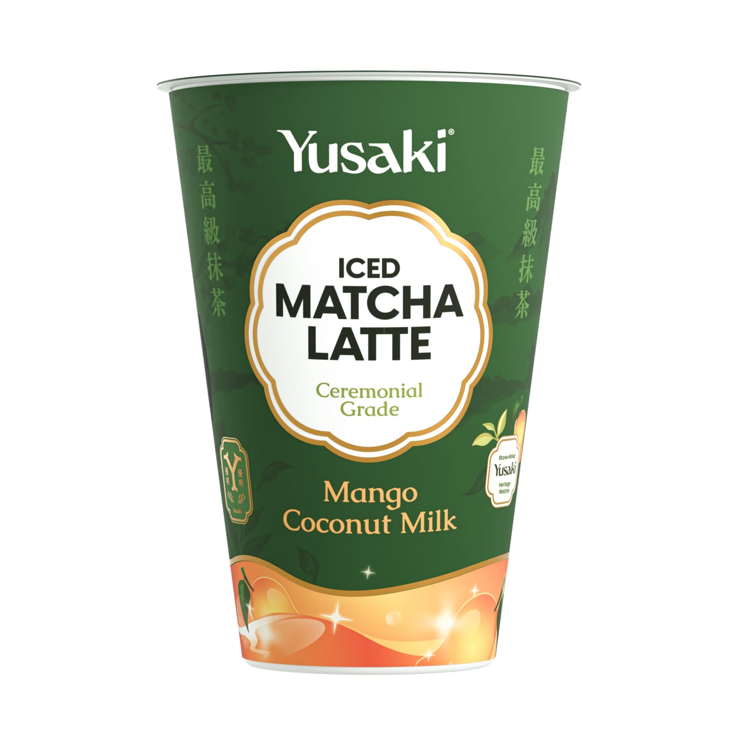 Mangų sk. arbatos gėr. YUSAKI MATCHA, 220 ml