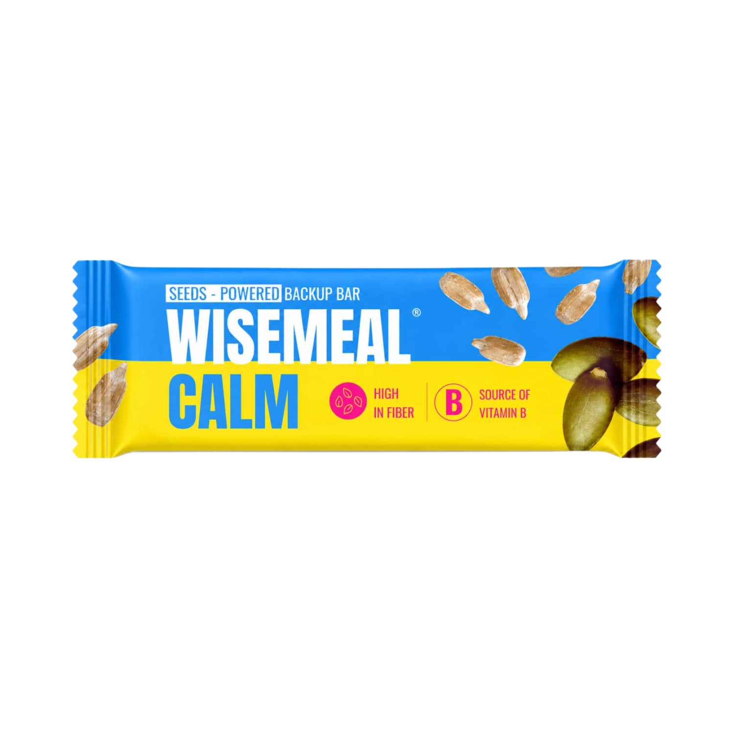 Enerģ. batoniņš Wisemeal sēklām, B vit. 40g