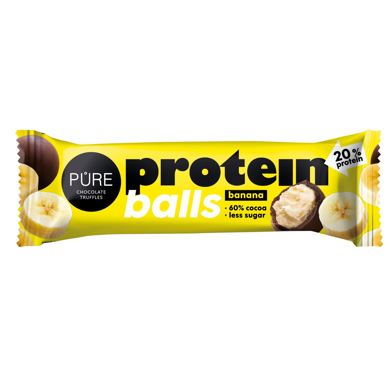Trühvlid valgu-banaani Pure magusainete. 40g