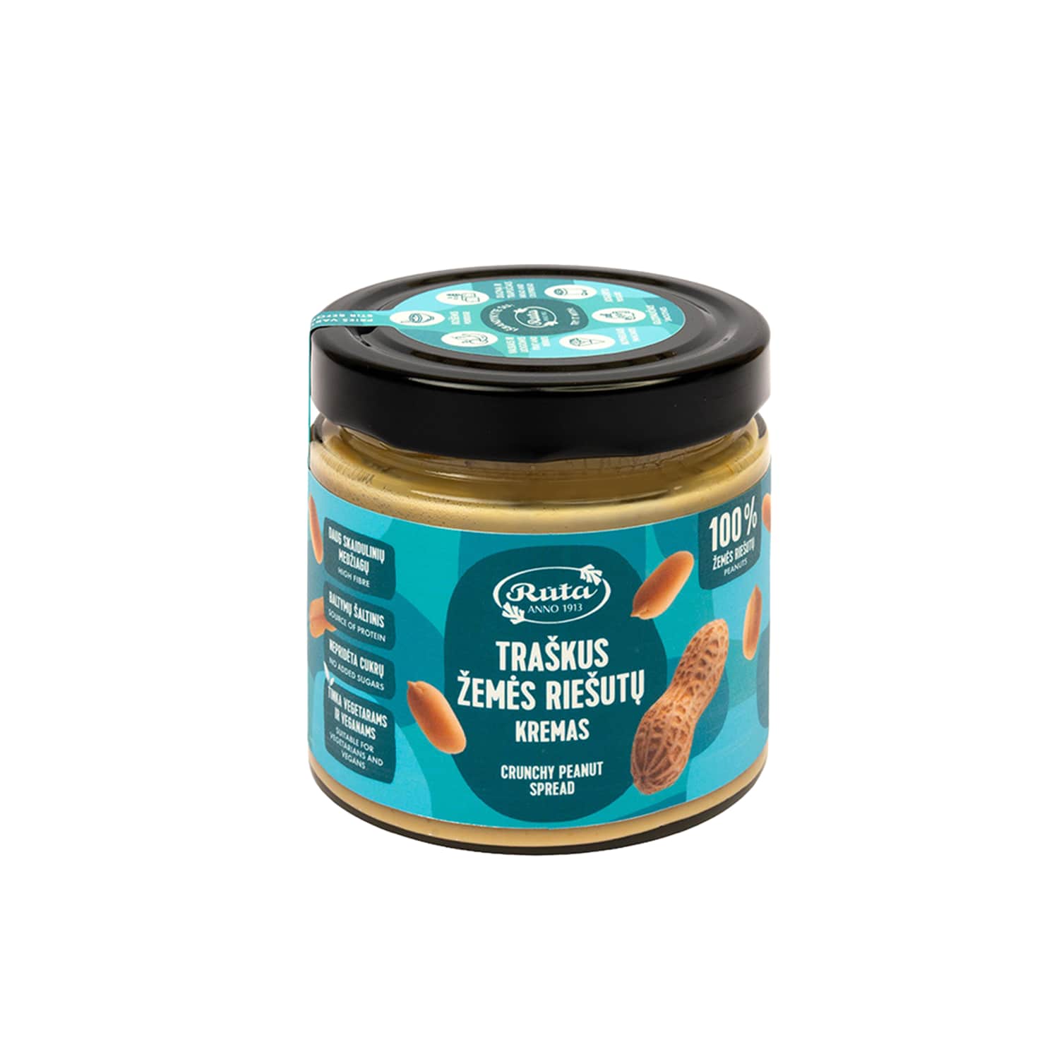Traškus žemės riešutų kremas RŪTA, 320 g