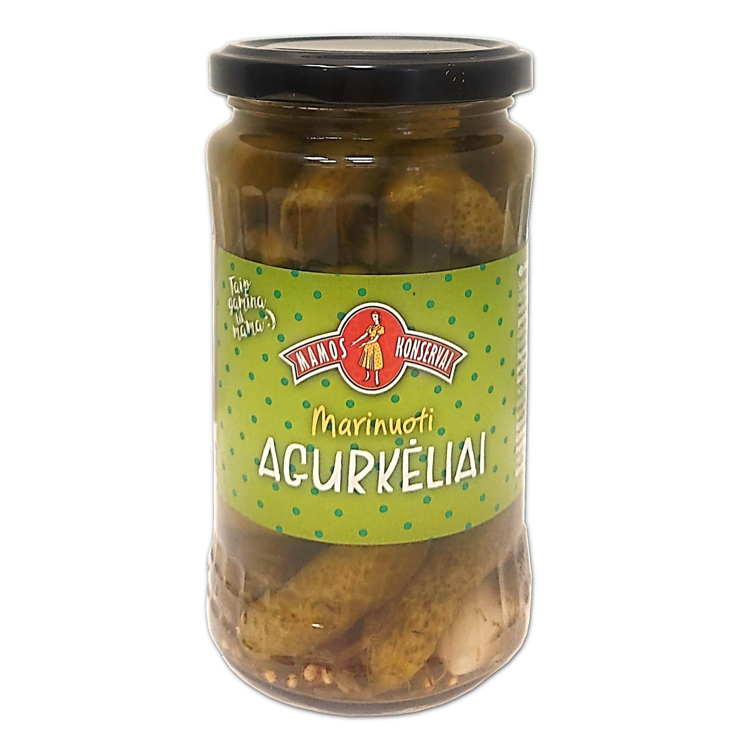 Mar. agurkėliai 2-5 cm MAMOS KONSERVAI, 340 g