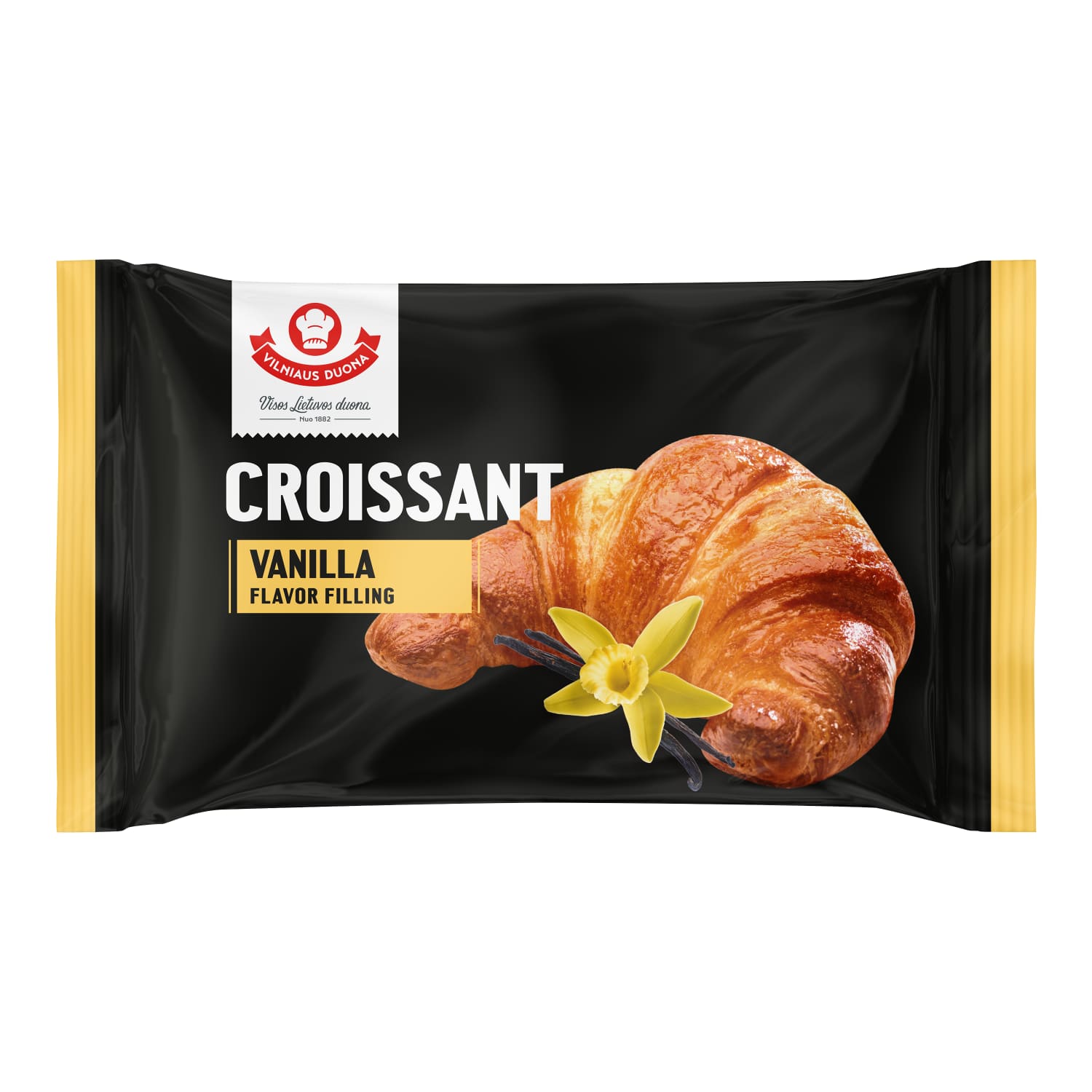 Kruasanas su vanilės įd. VILNIAUS DUONA, 60 g