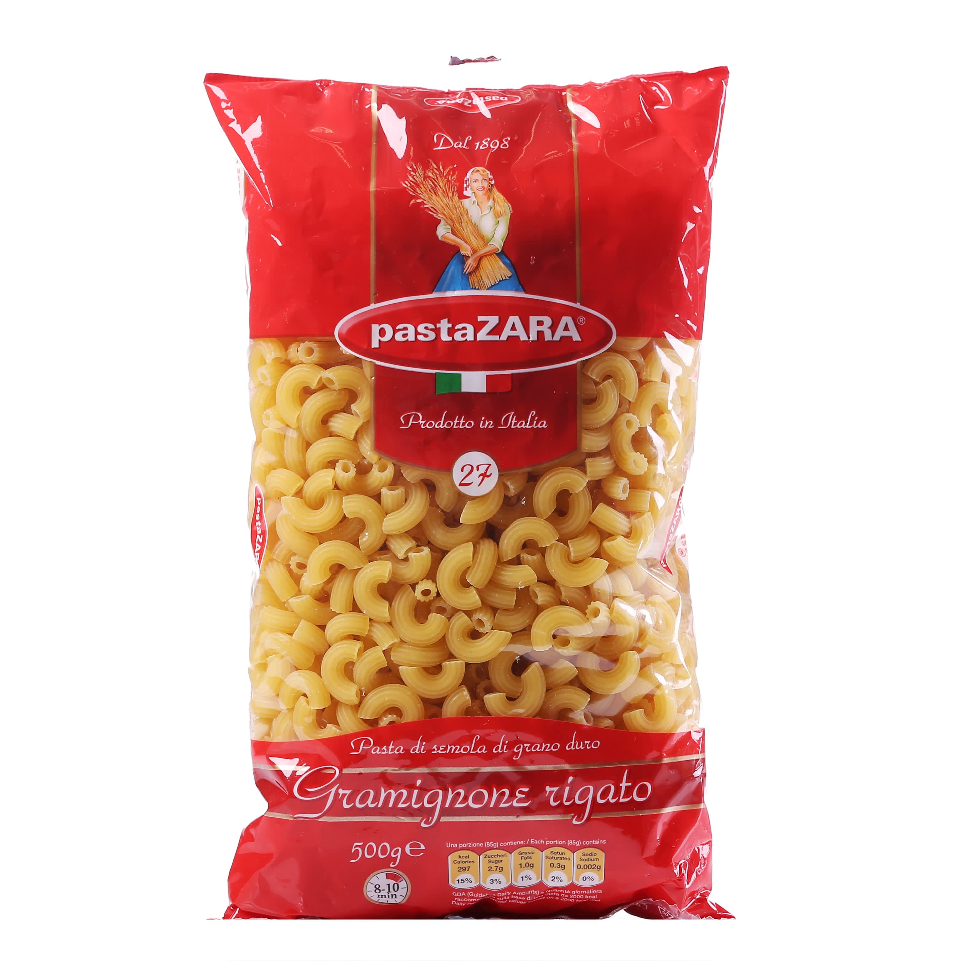 Makaroni PastaZara Nr.27 smalki radziņi 500g