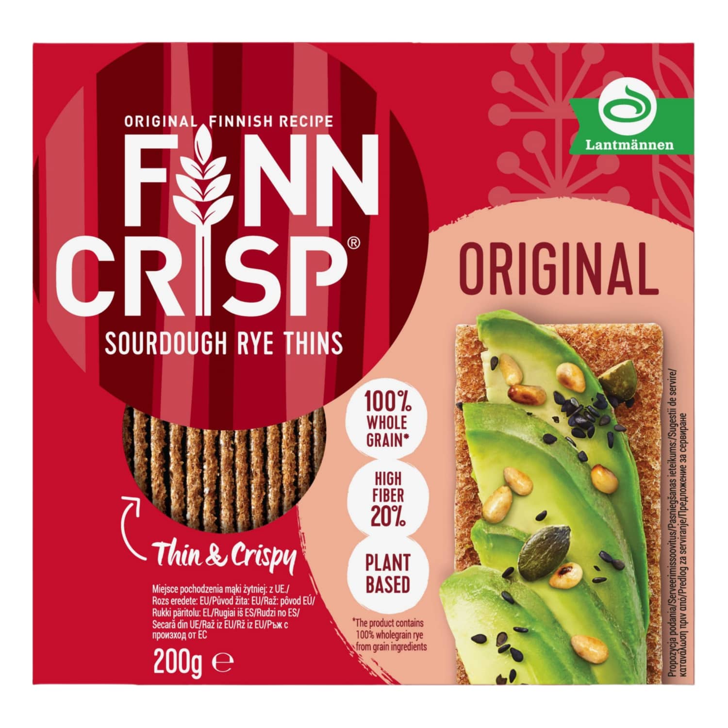 Rudzu sausmaizītes Finn Crisp 200g