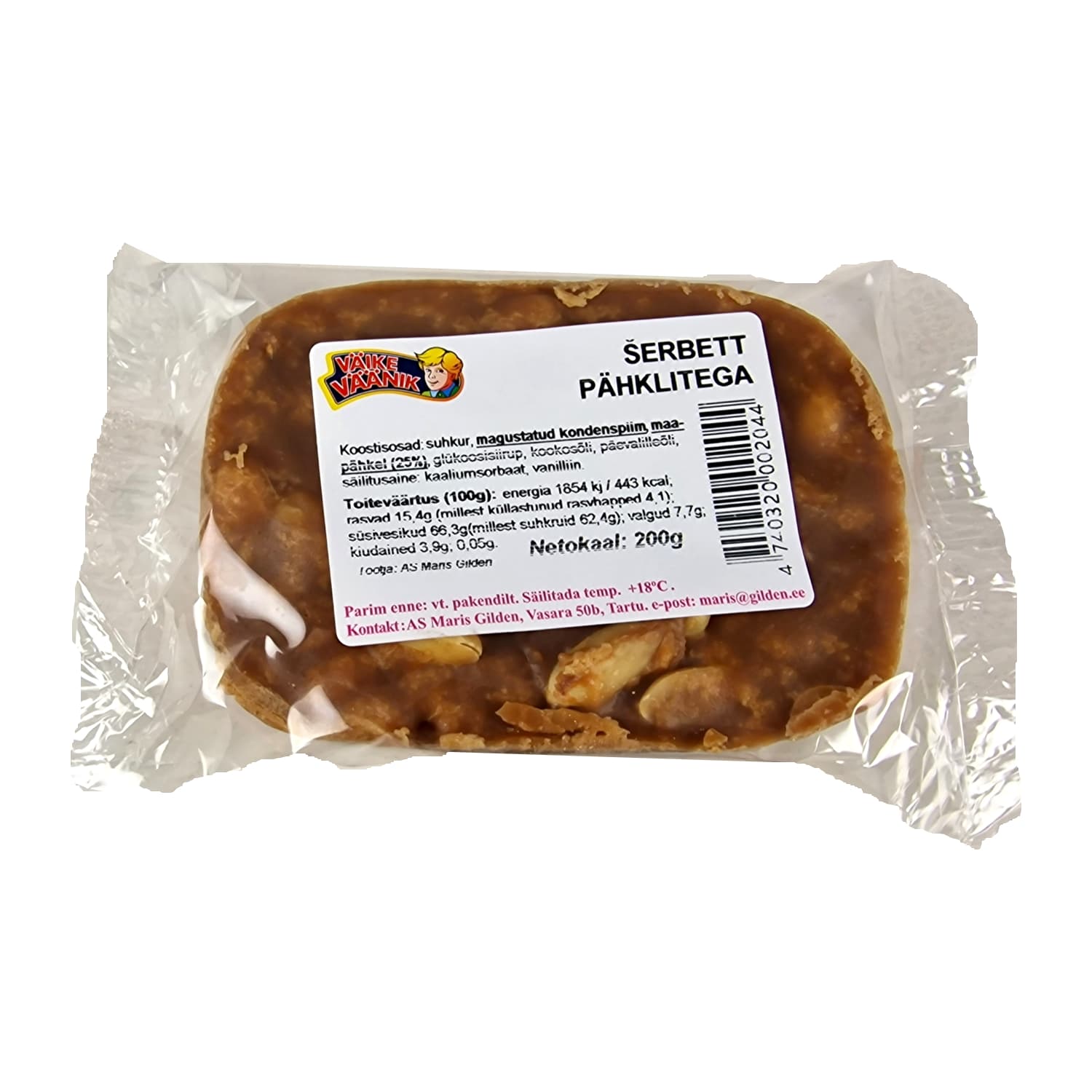 Šerbett pähklitega Väike Väänik 200g