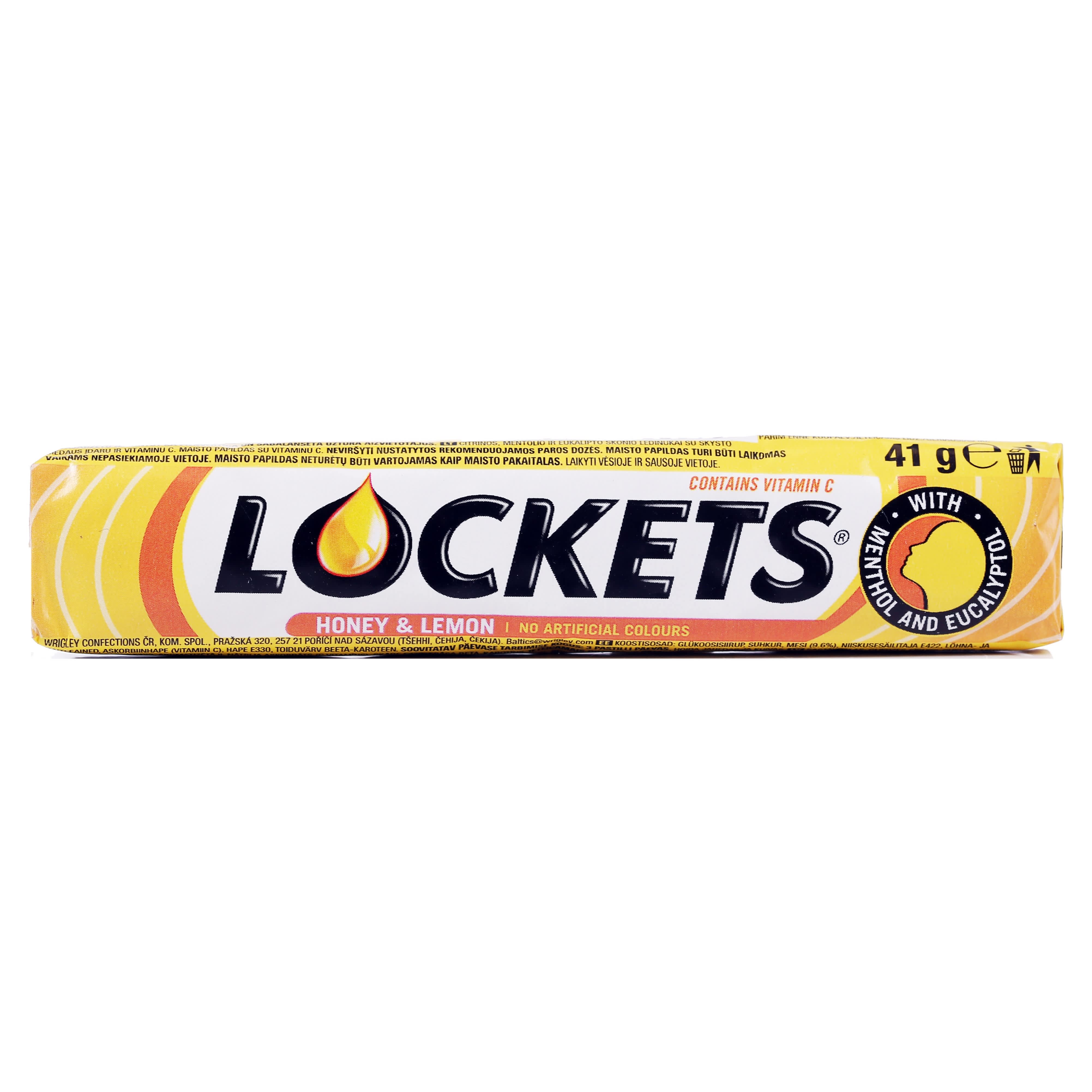 Ledenes Lockets ar medu un citronu 41g