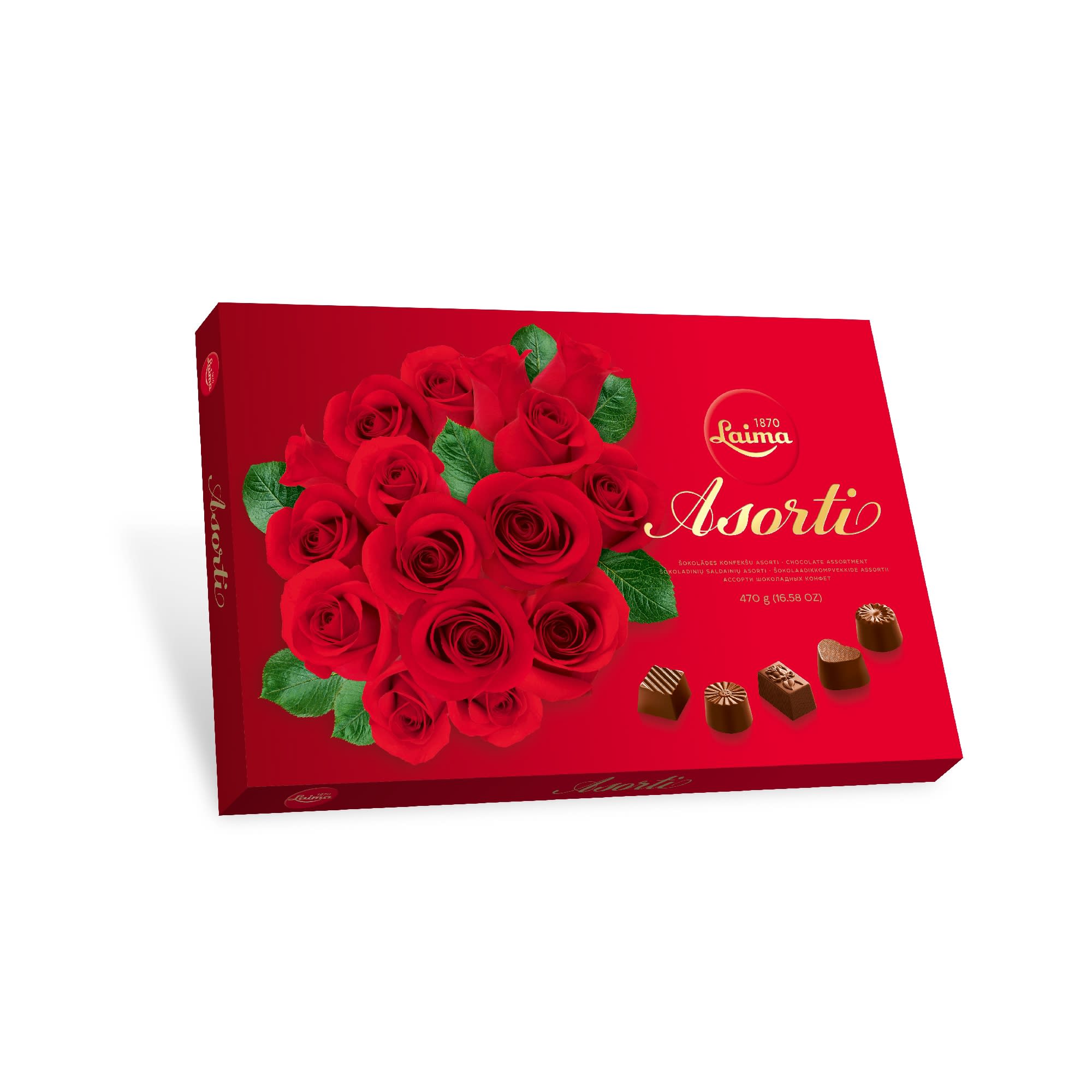 Šokolādes konfektes Laima asorti 470g
