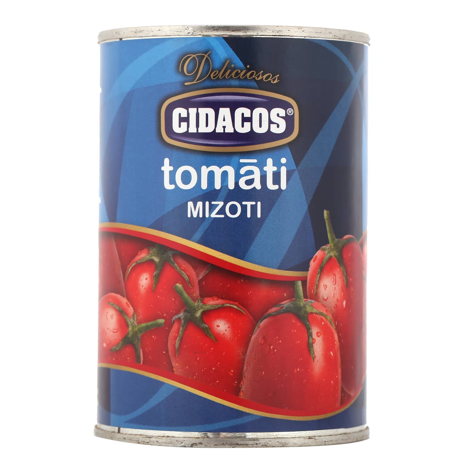 Tomāti Cidacos savā sulā, mizoti 400g/240g