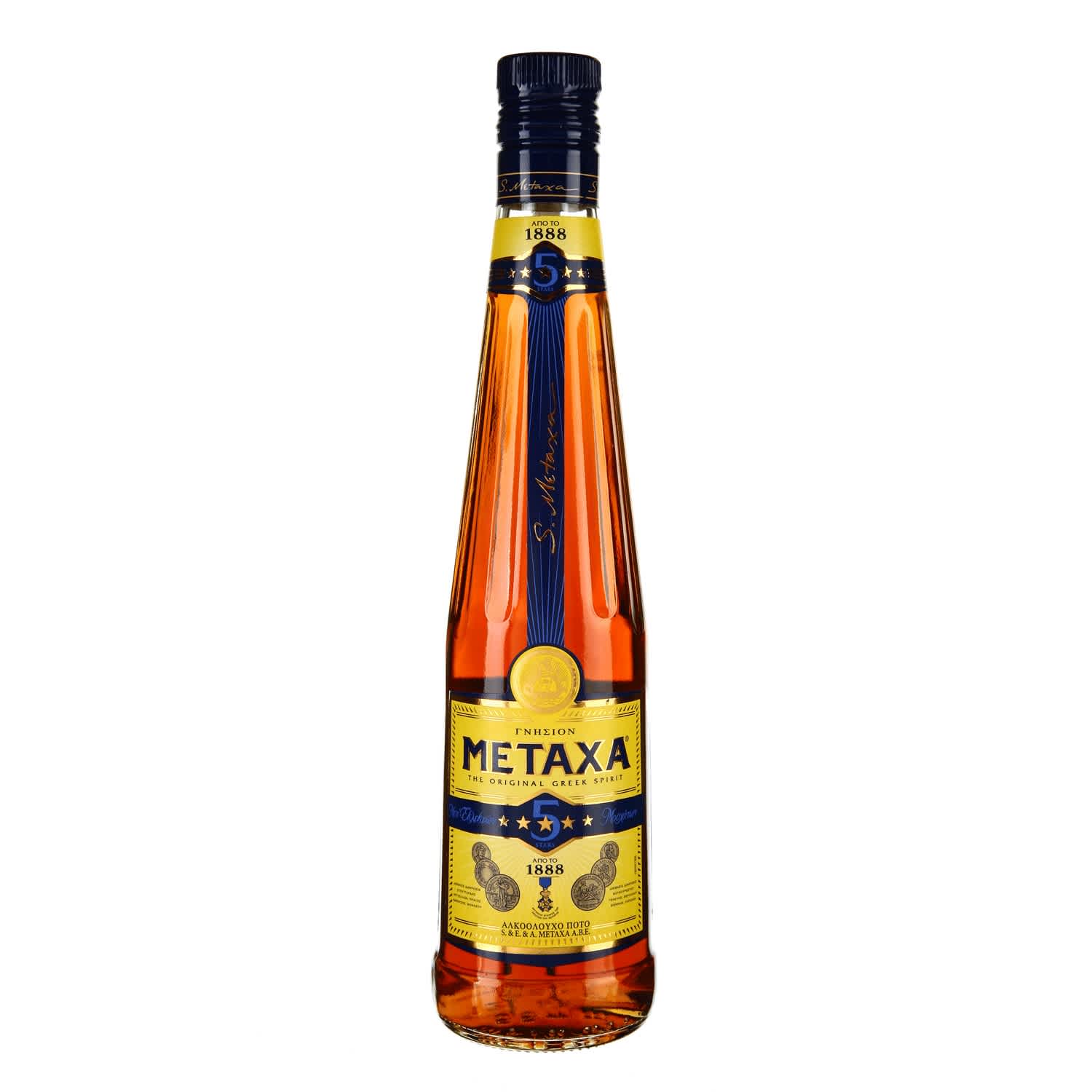 Spiritinis gėrimas METAXA 5, 38%, 0,5l