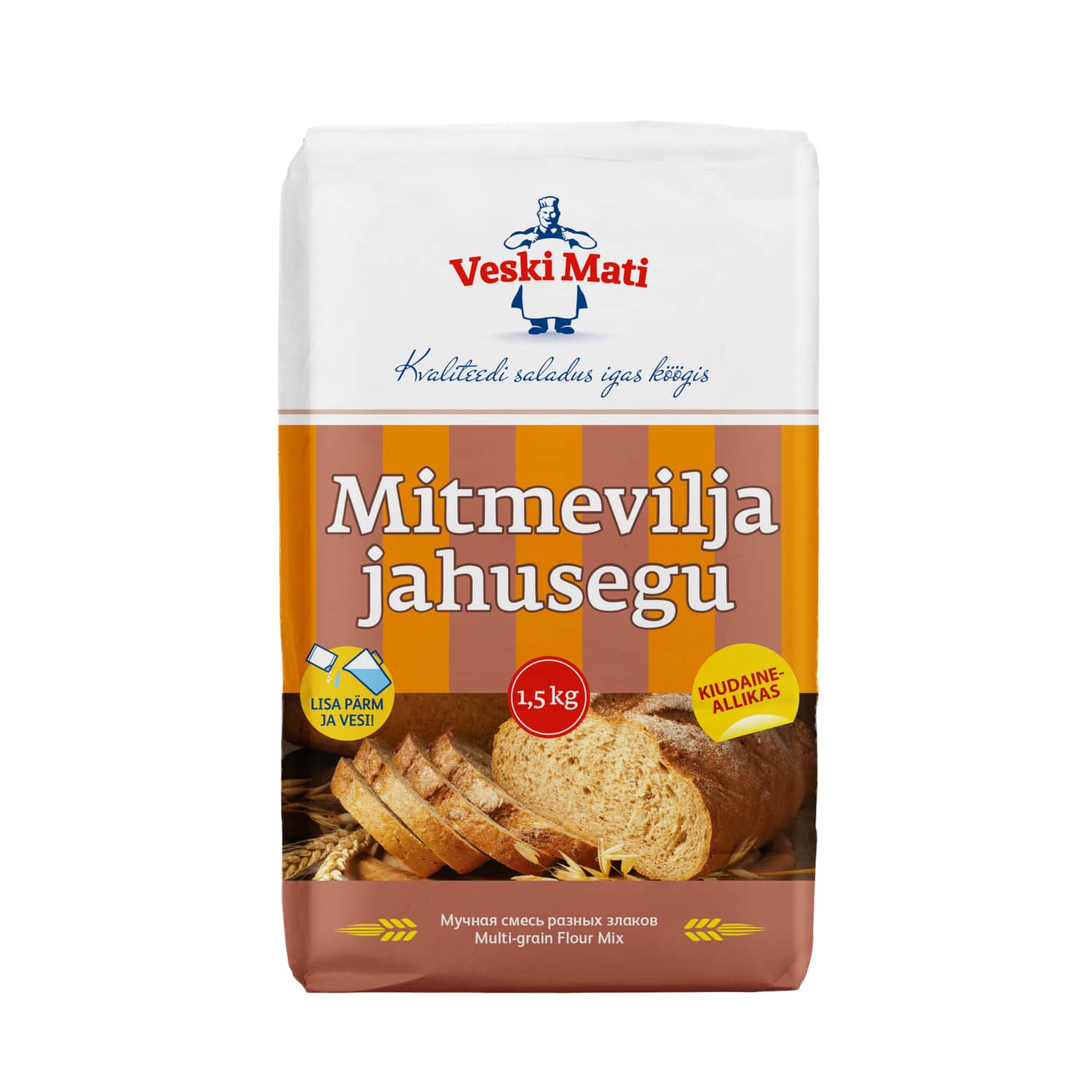 Jahusegu mitmevilja Veski Mati 1,5kg