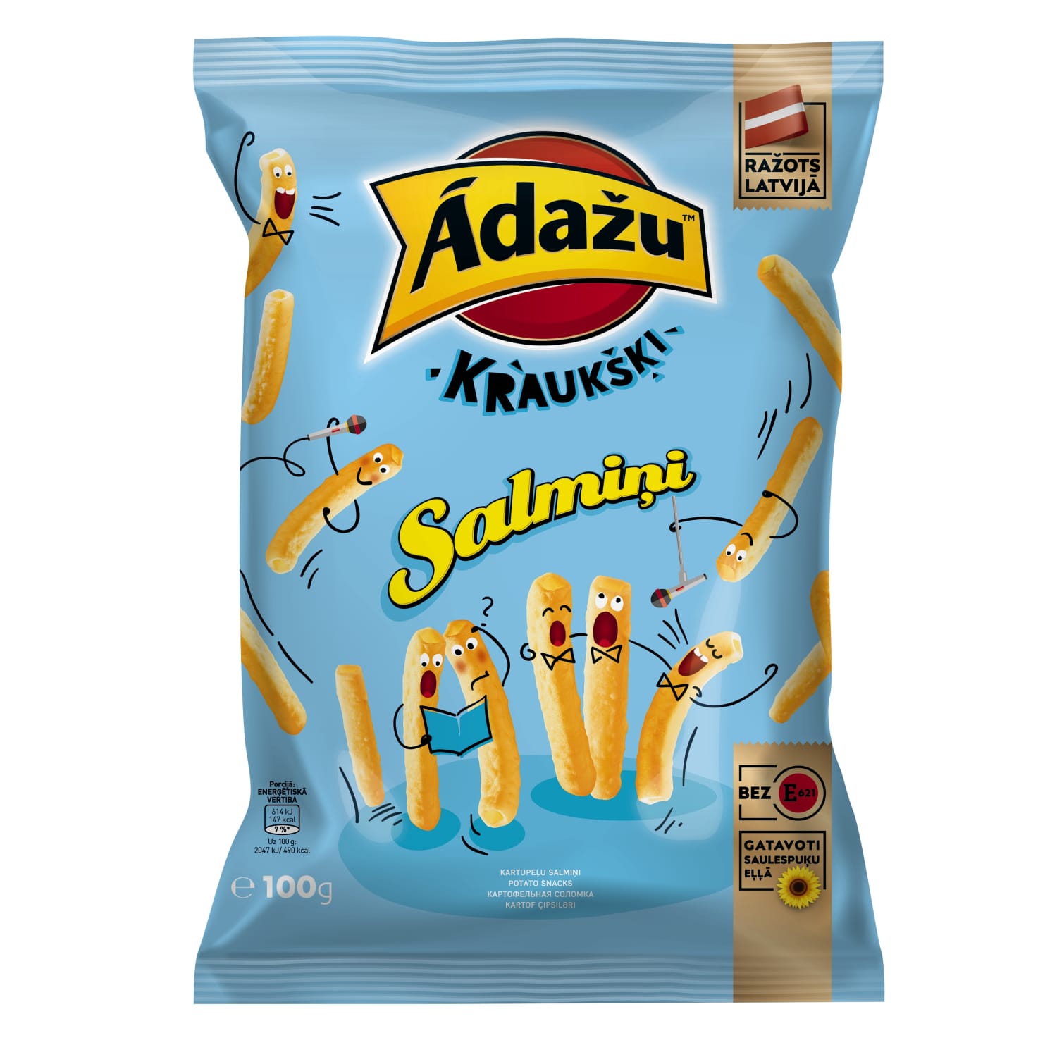 Čipsi Ādažu Salmiņi 100g