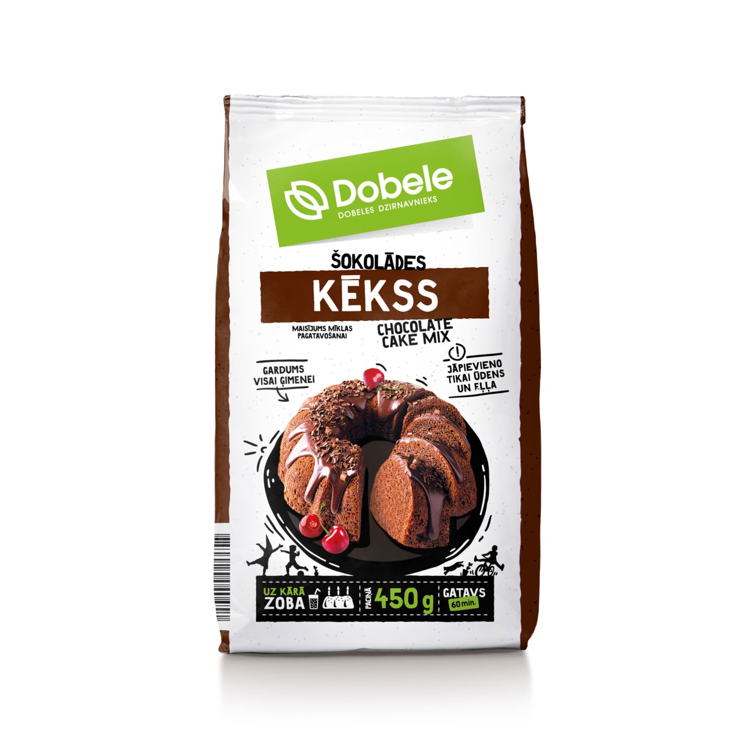 Miltu maisījums Dobele šokolādes kēkss 450g