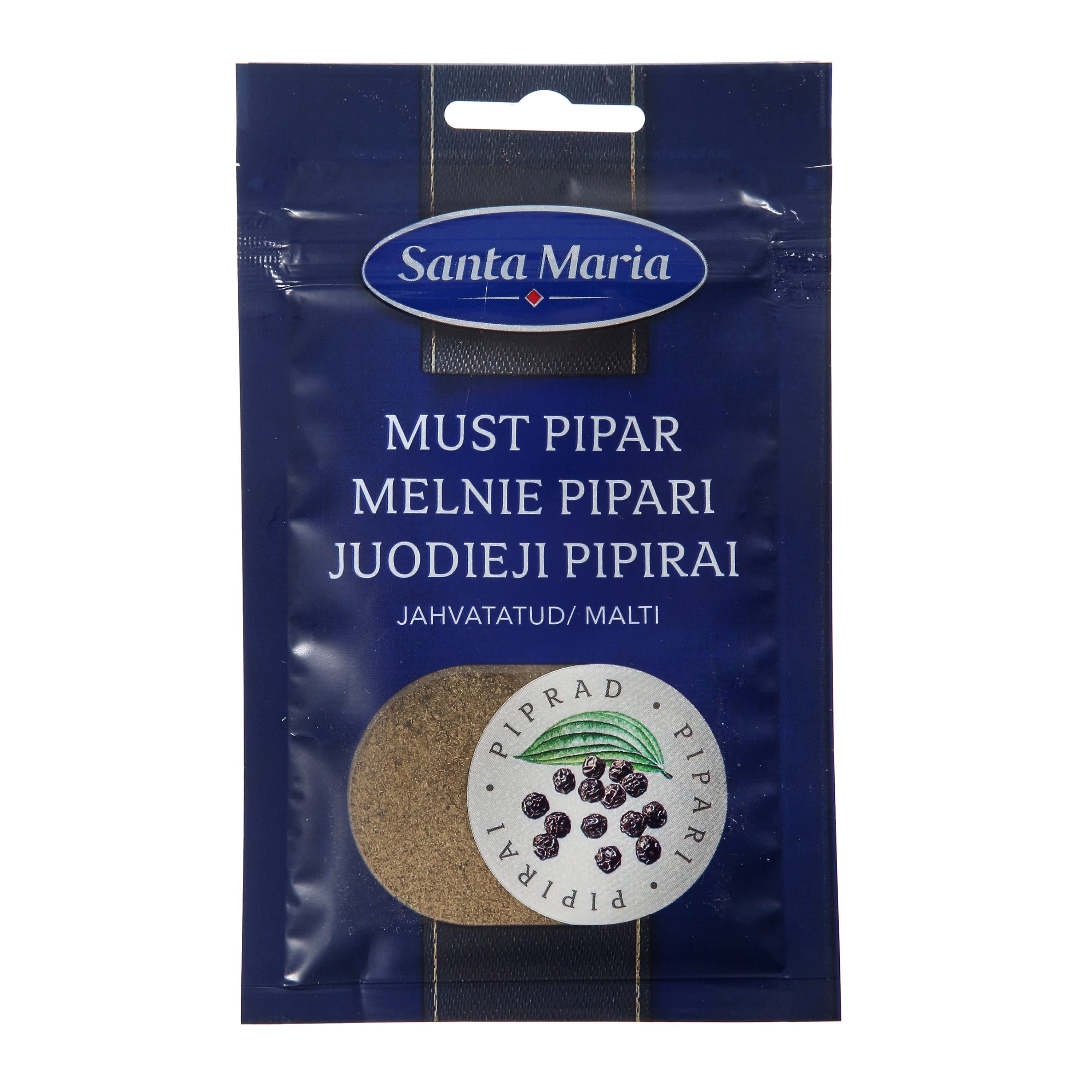 Malti juodieji pipirai SANTA MARIA, 16g