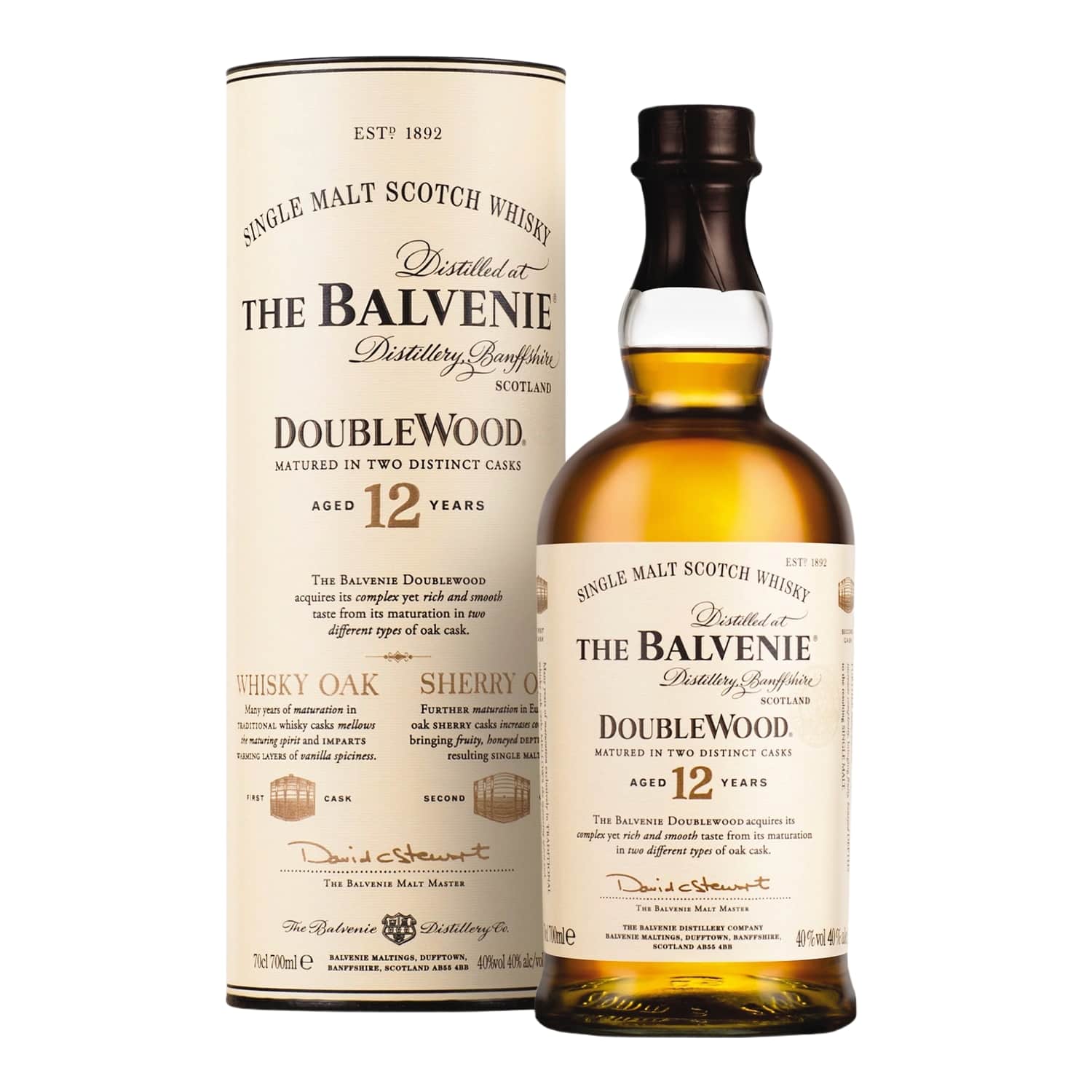 Viskijs Balvenie Doublewood 12YO 40% 0,7l
