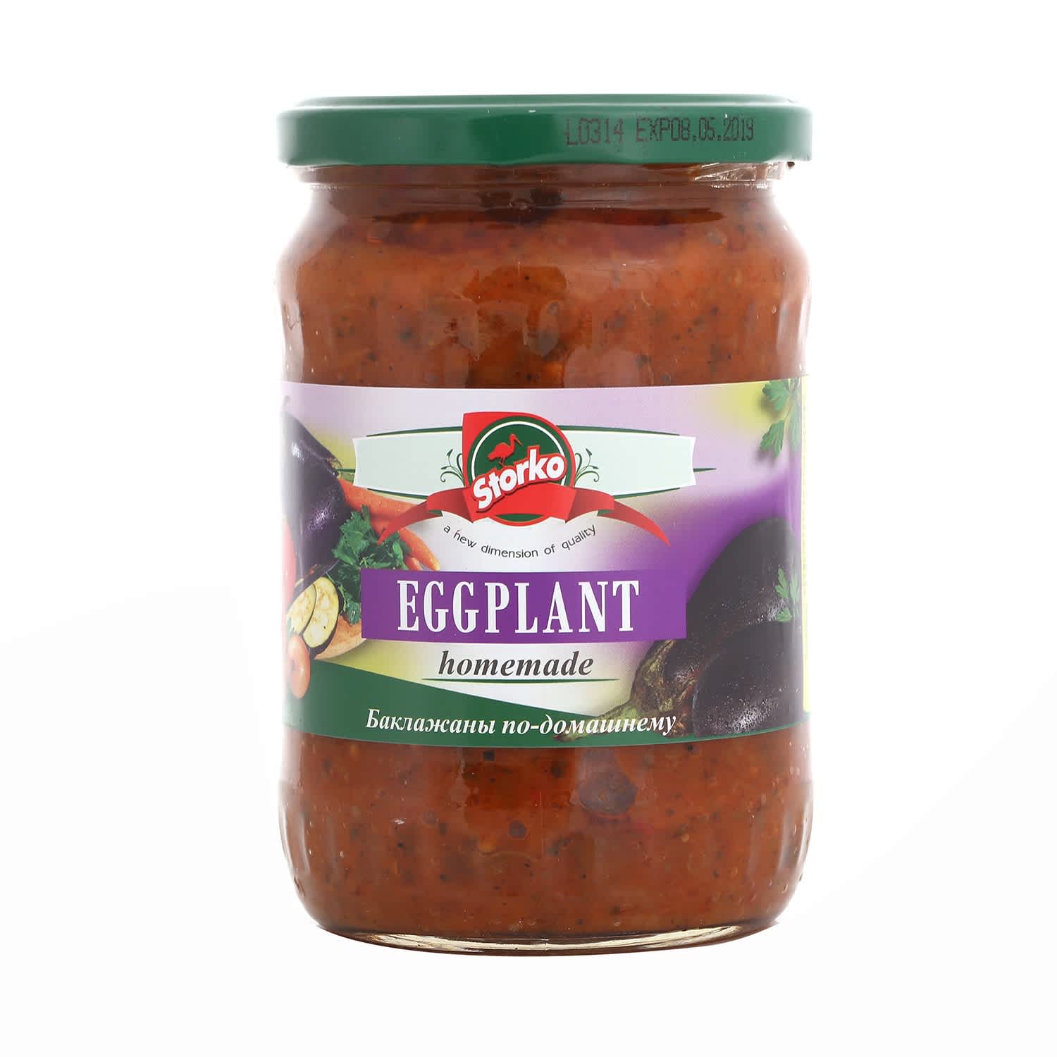 Baklažāni Storko mājas gaumē 540g