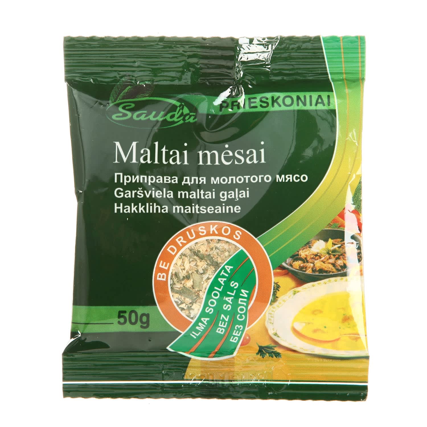 Rimi – akcija / nuolaida: Maltos mėsos prieskoniai SAUDA (be dr.), 50g