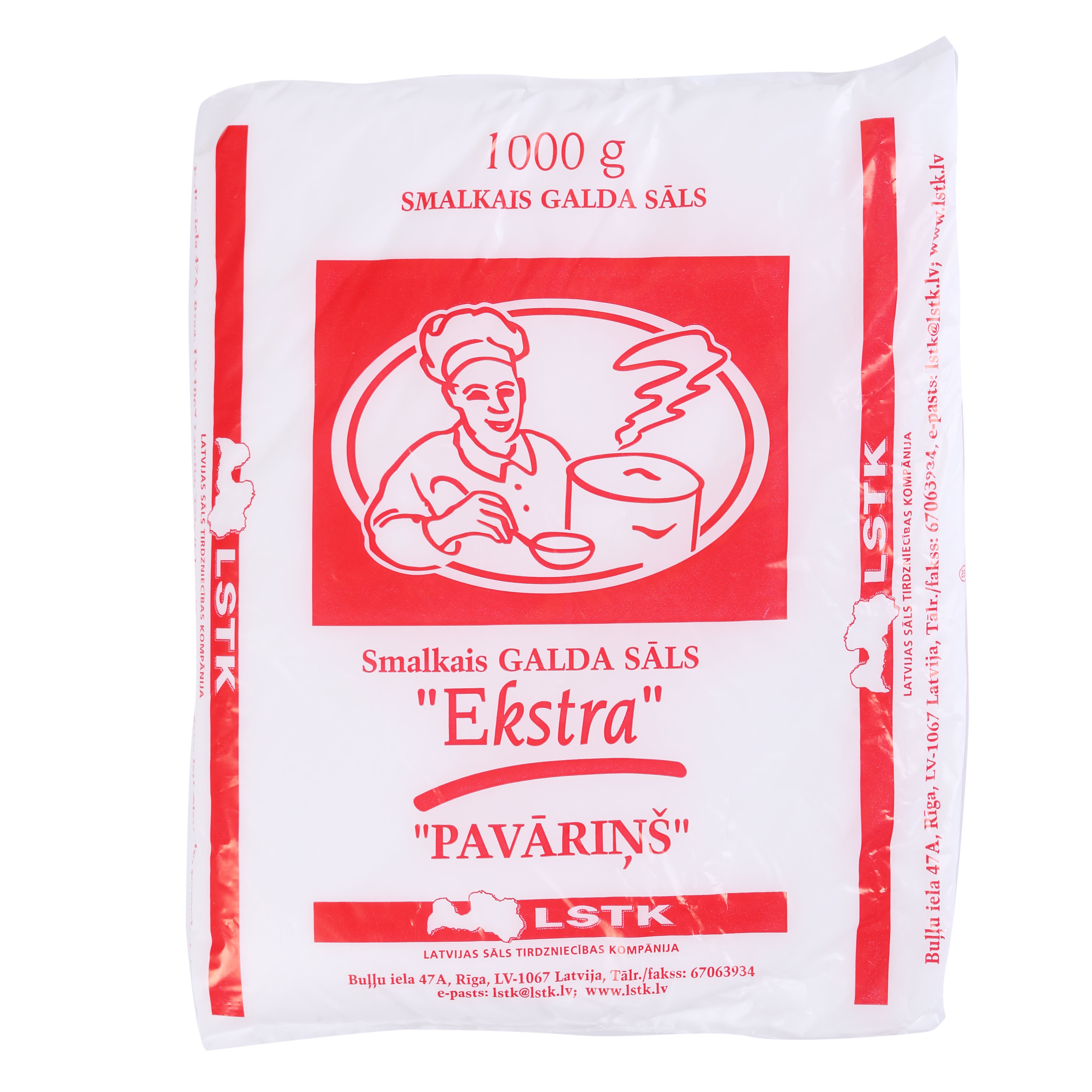 Galda sāls LSTK Ekstra Pavāriņš smalkais 1kg