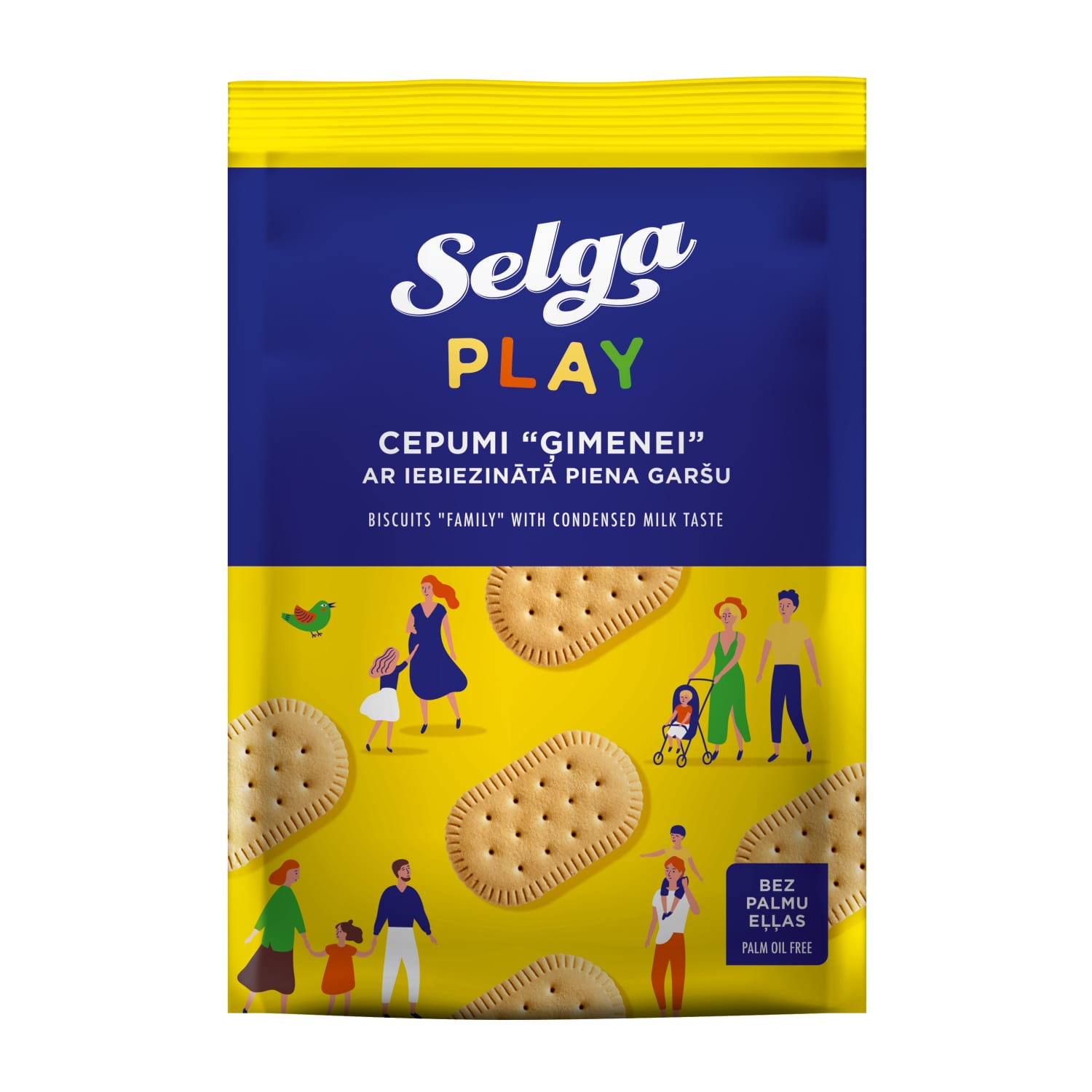 Cepumi Selga Ģimenei ar ieb. piena garšu 300g