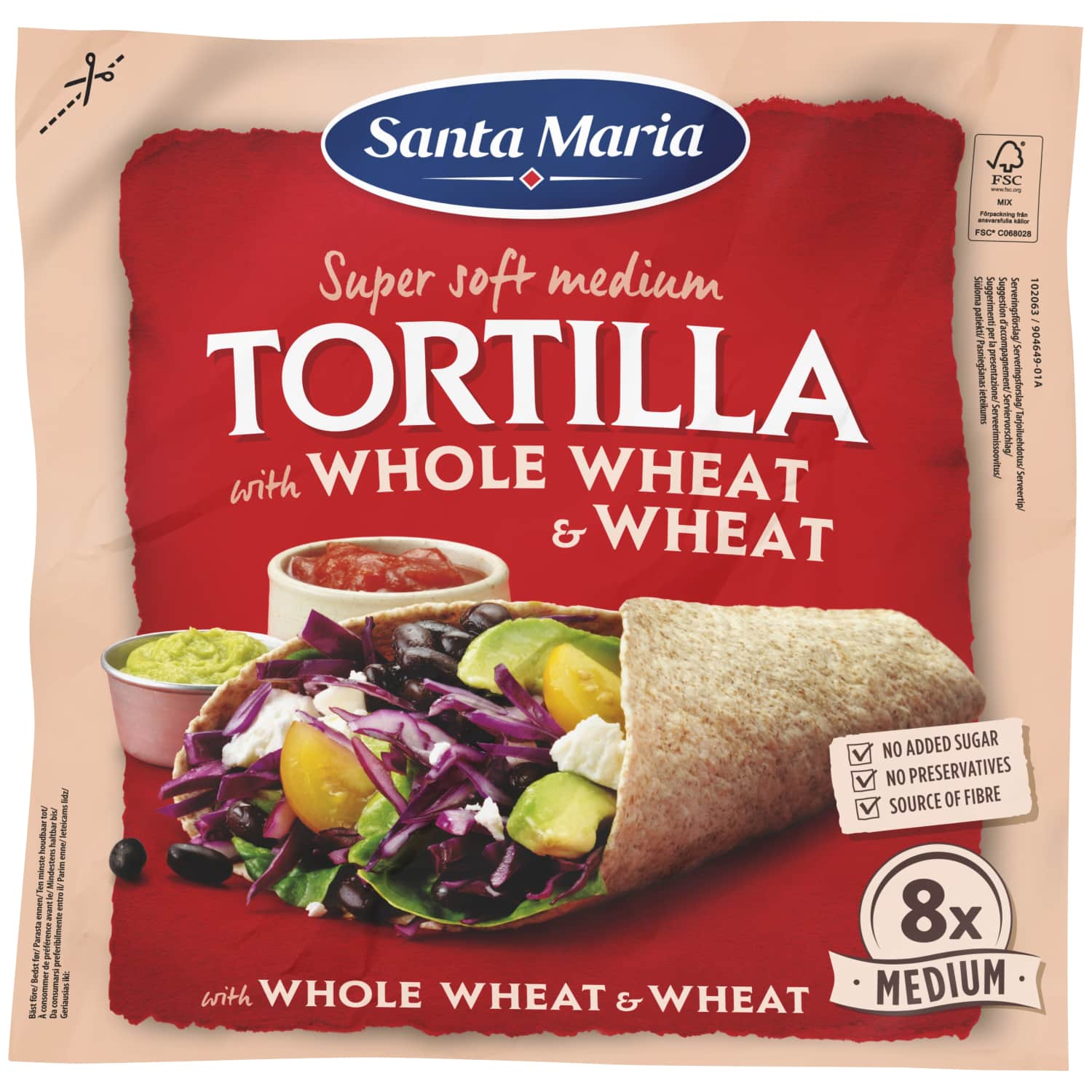 Tortilijos viso gr. SANTA MARIA, 8 vnt, 320 g