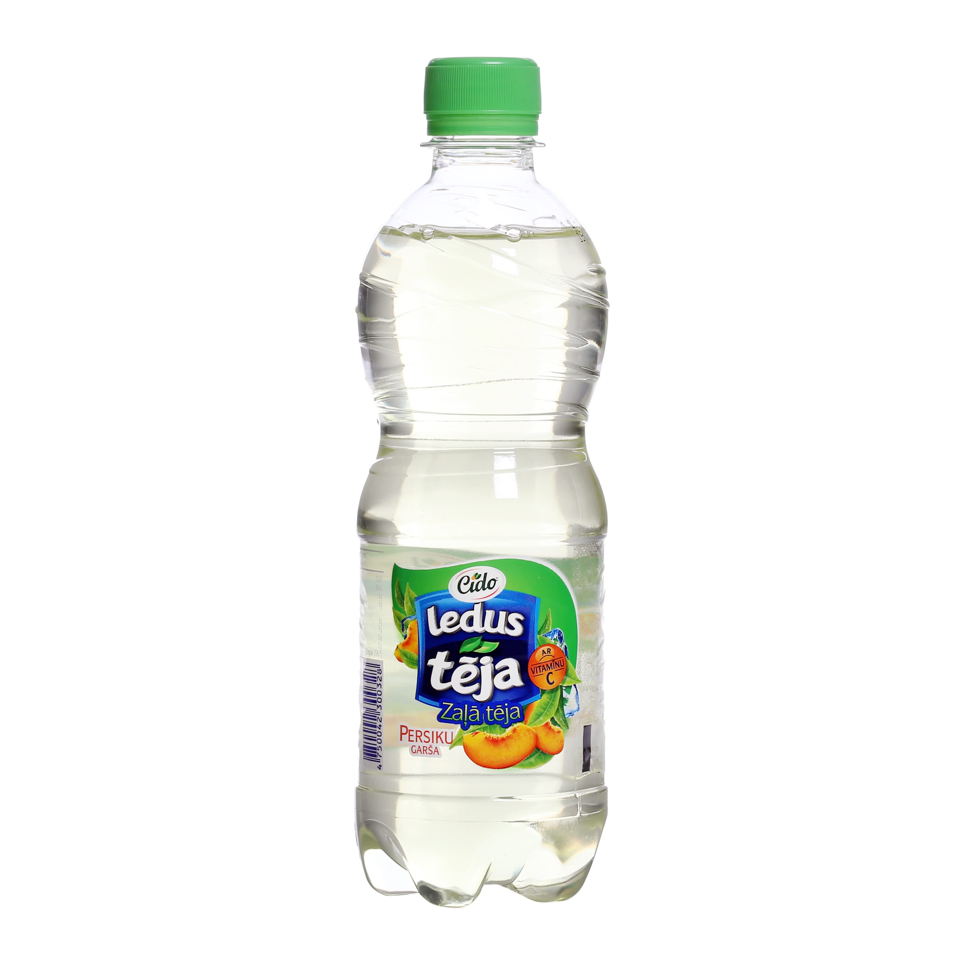 Ledus tēja Cido ar zaļās tējas ekst.pers.0,5l