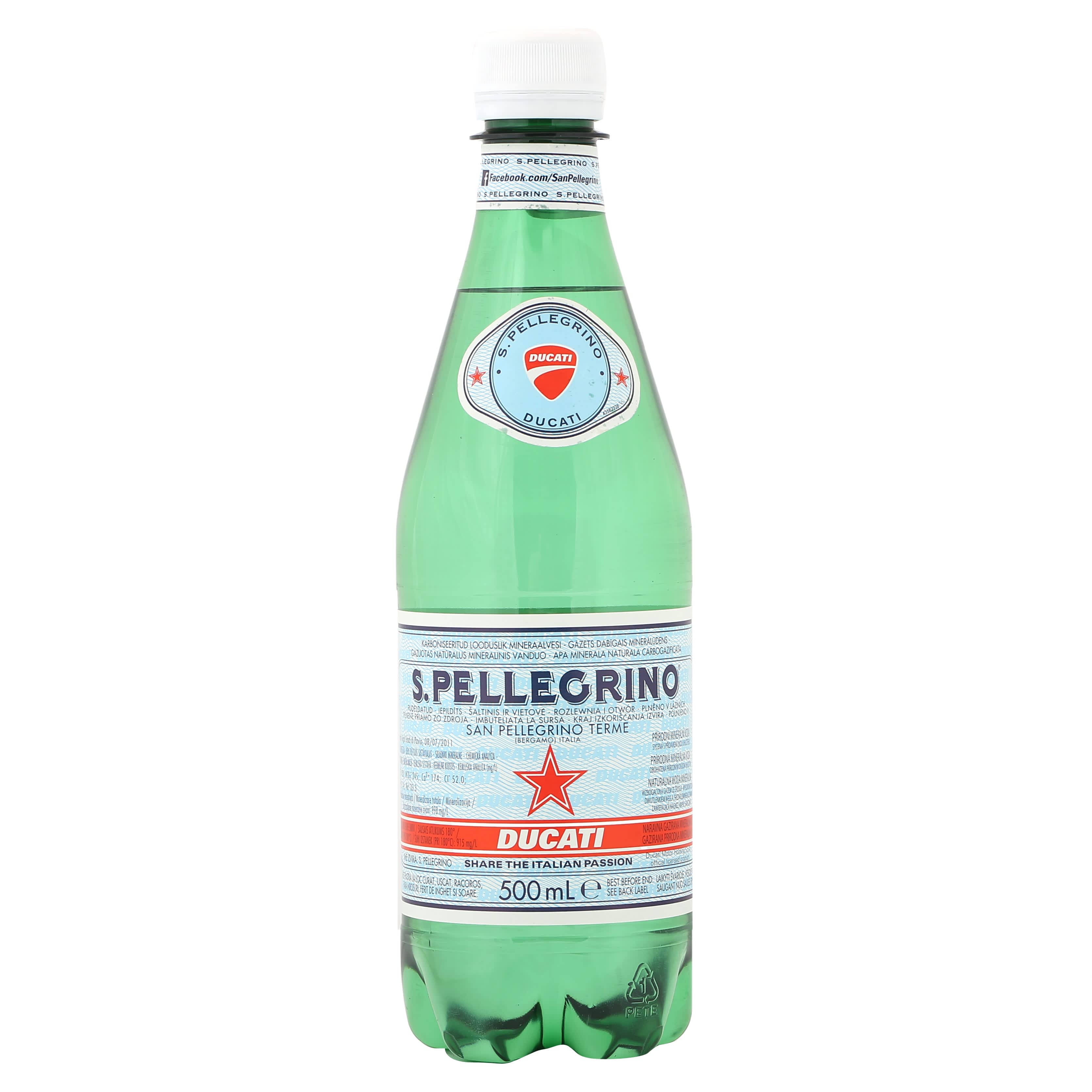 Minerālūdens San Pellegrino gāzēts 0,5l