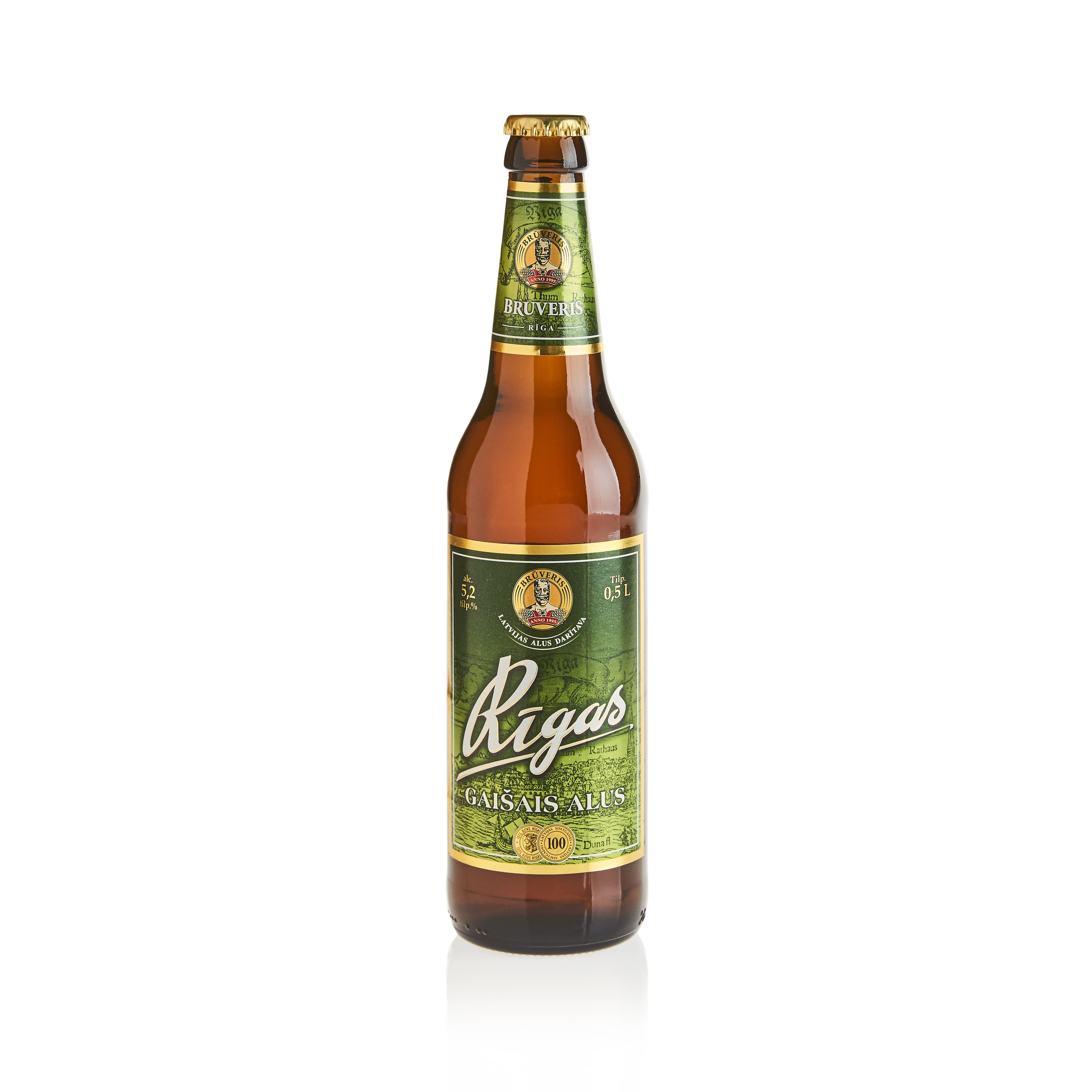 Alus Rīgas gaišais 5,2% 0,5l