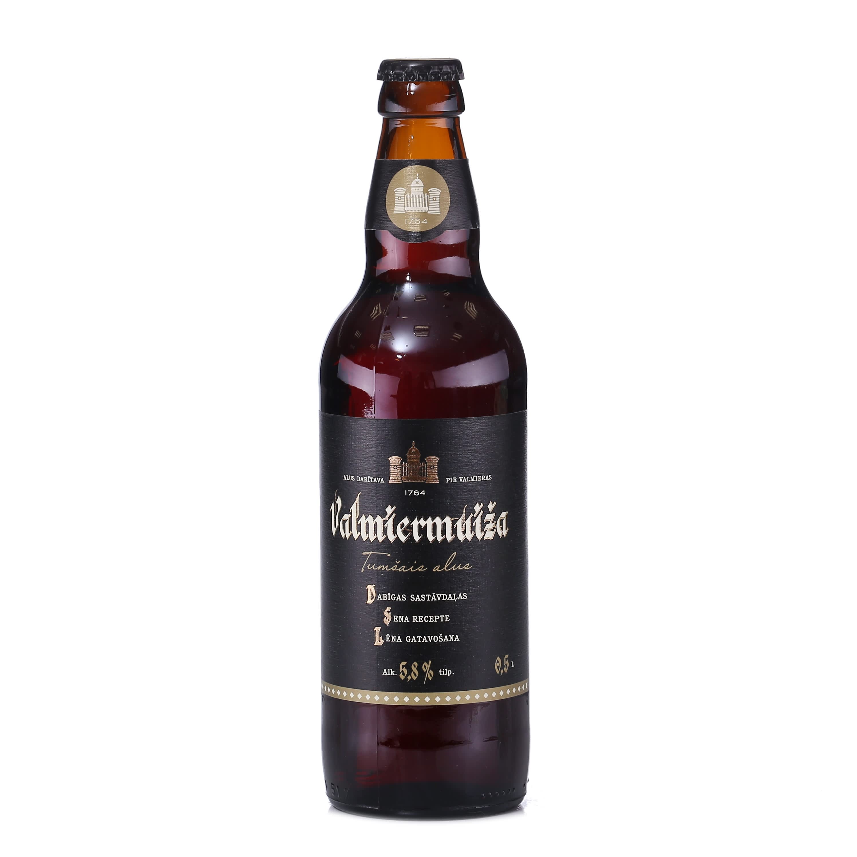 Alus Valmiermuižas tumšais 5,8% 0,5l