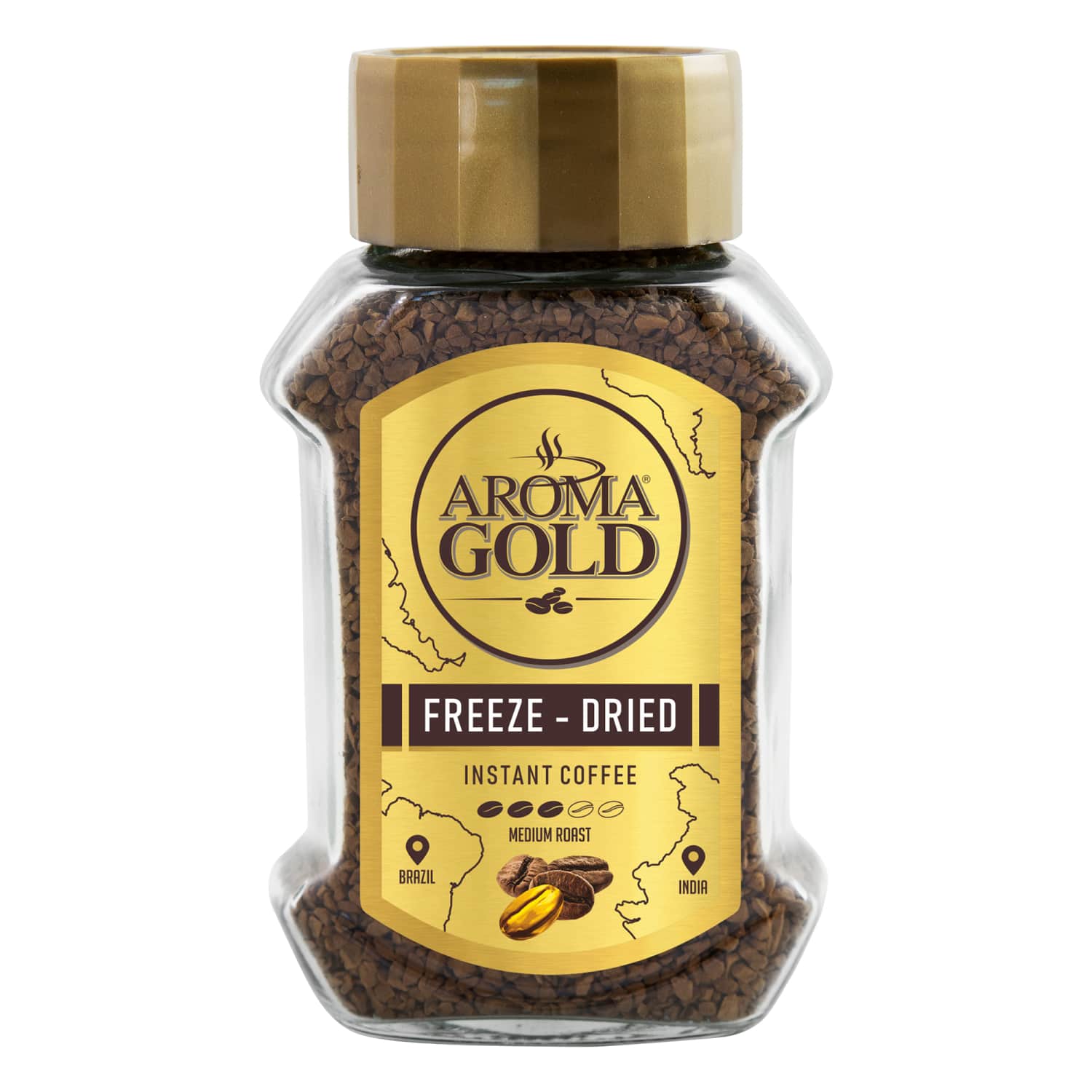 Kohv lahustuv Aroma Gold 200g