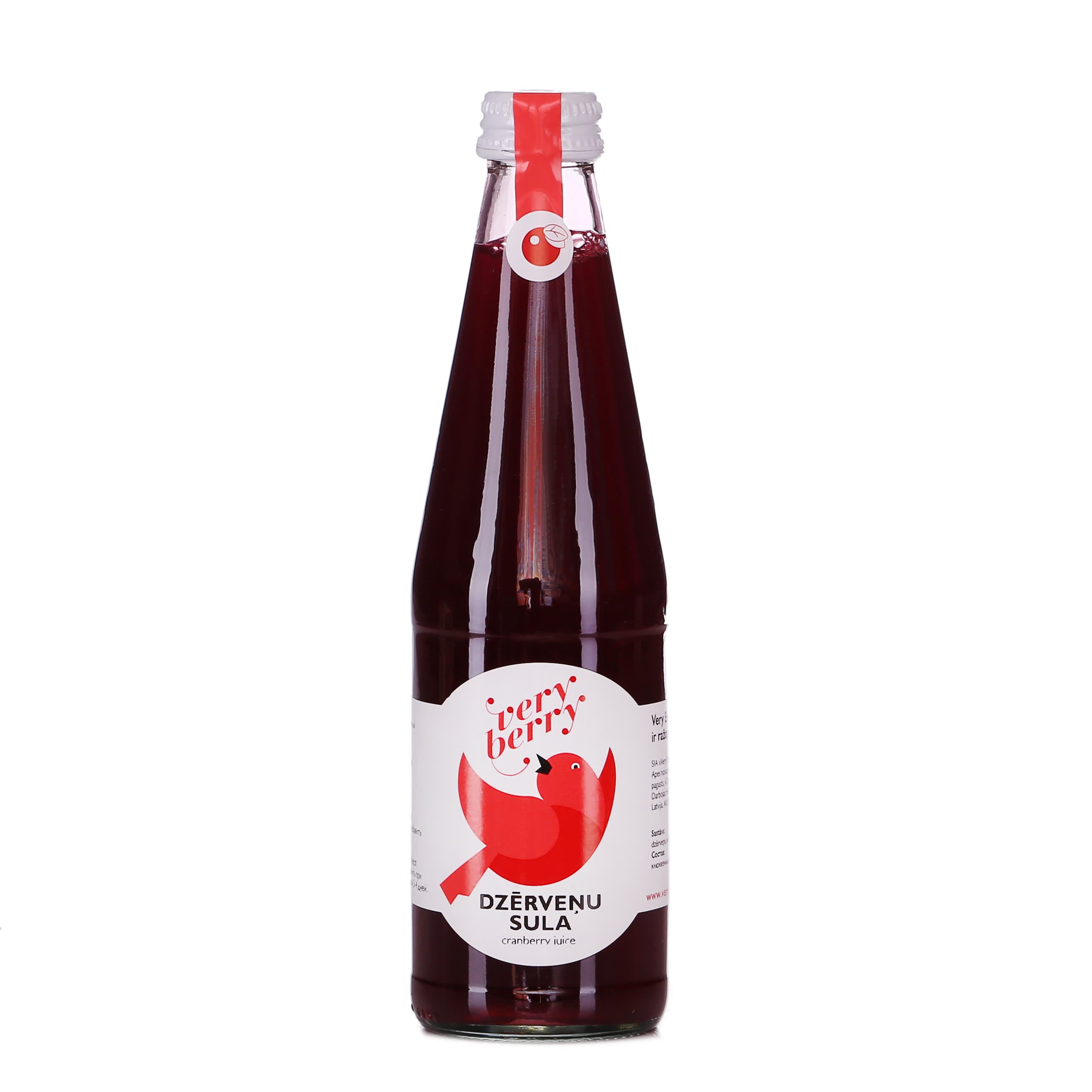 Sula Very Berry Dabīgā Dzērveņu 0,33l