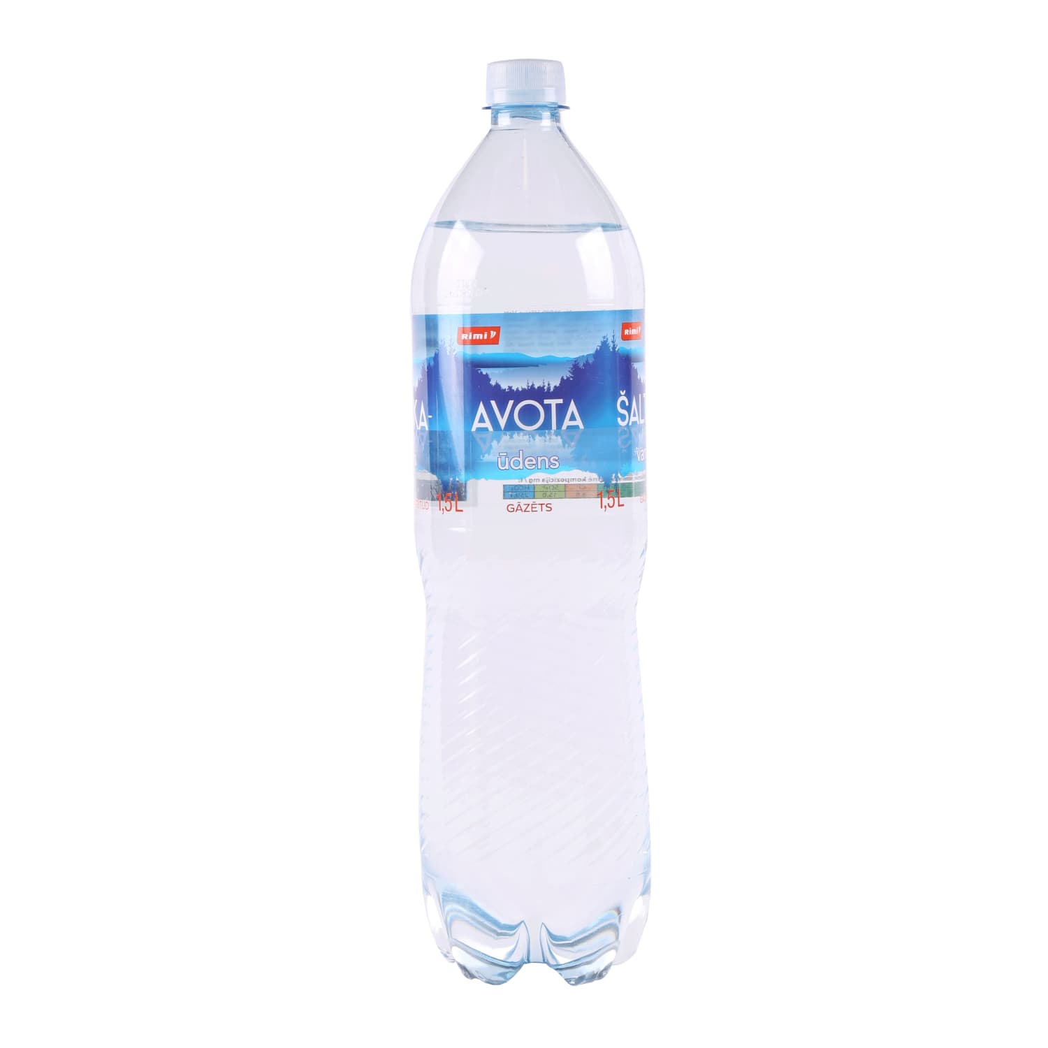 Avota ūdens Rimi gāzēts 1,5l