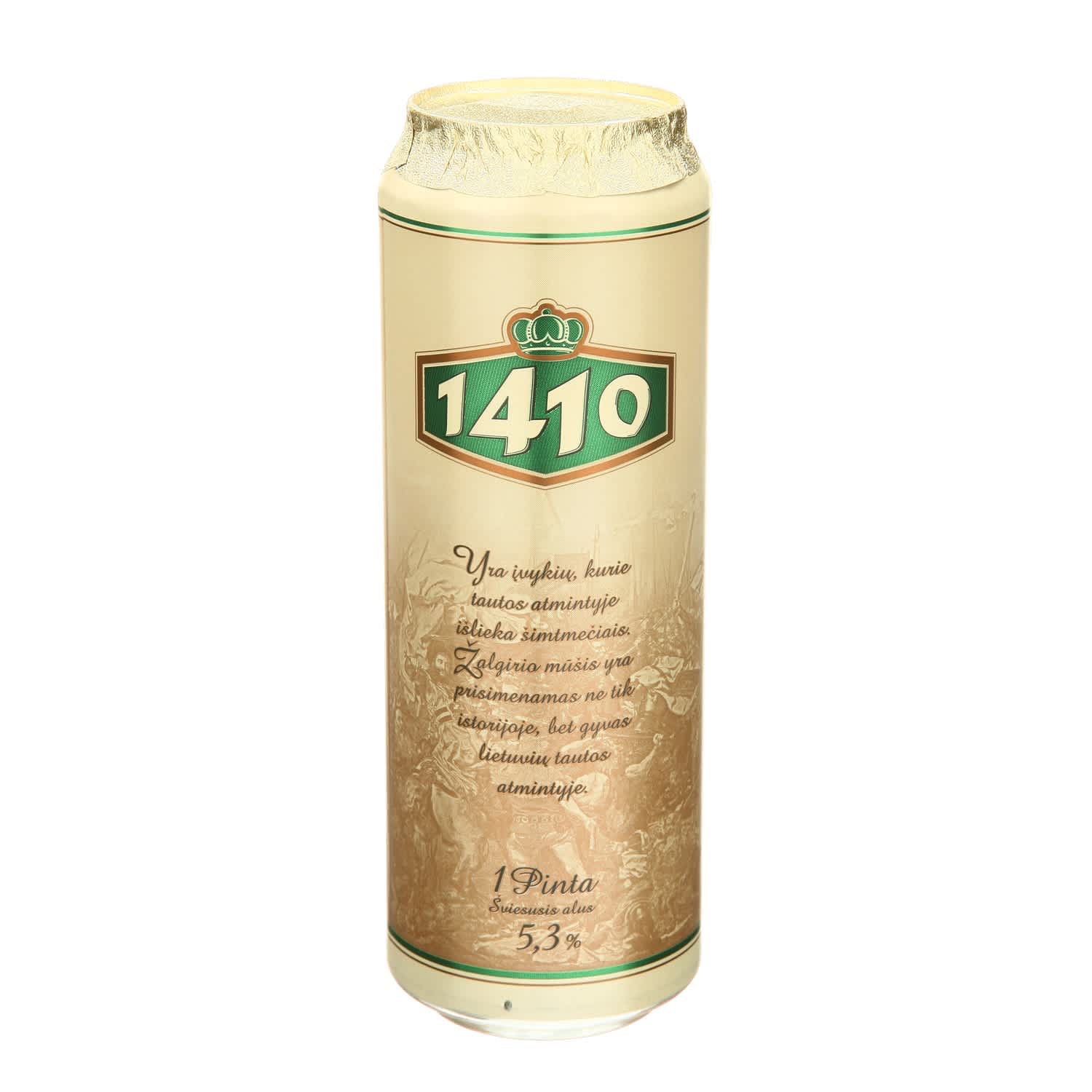 Šviesusis alus 1410, 5,3 %, 0,568 l