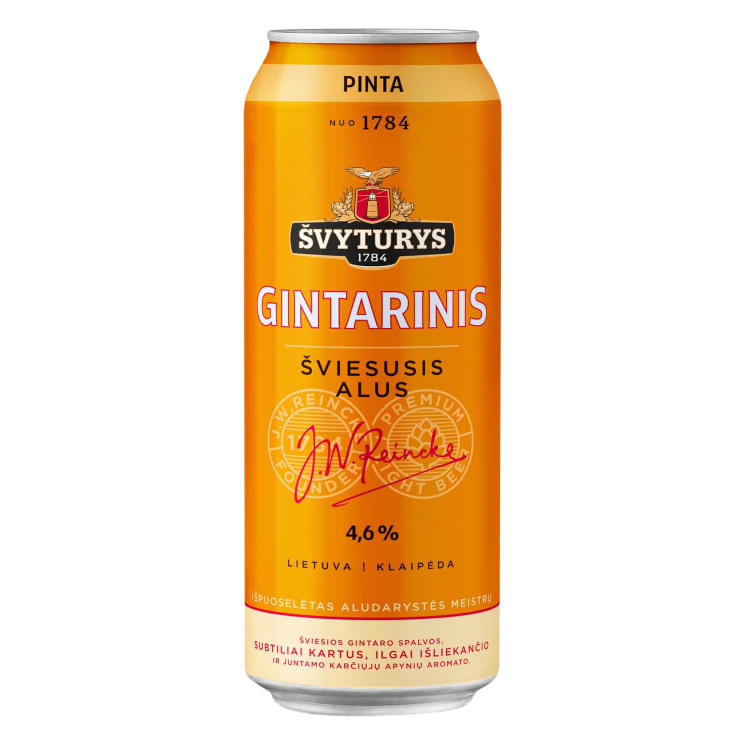 Švies.al.ŠVYTURYS Gintarinis, 4,6 %, 0,568 l