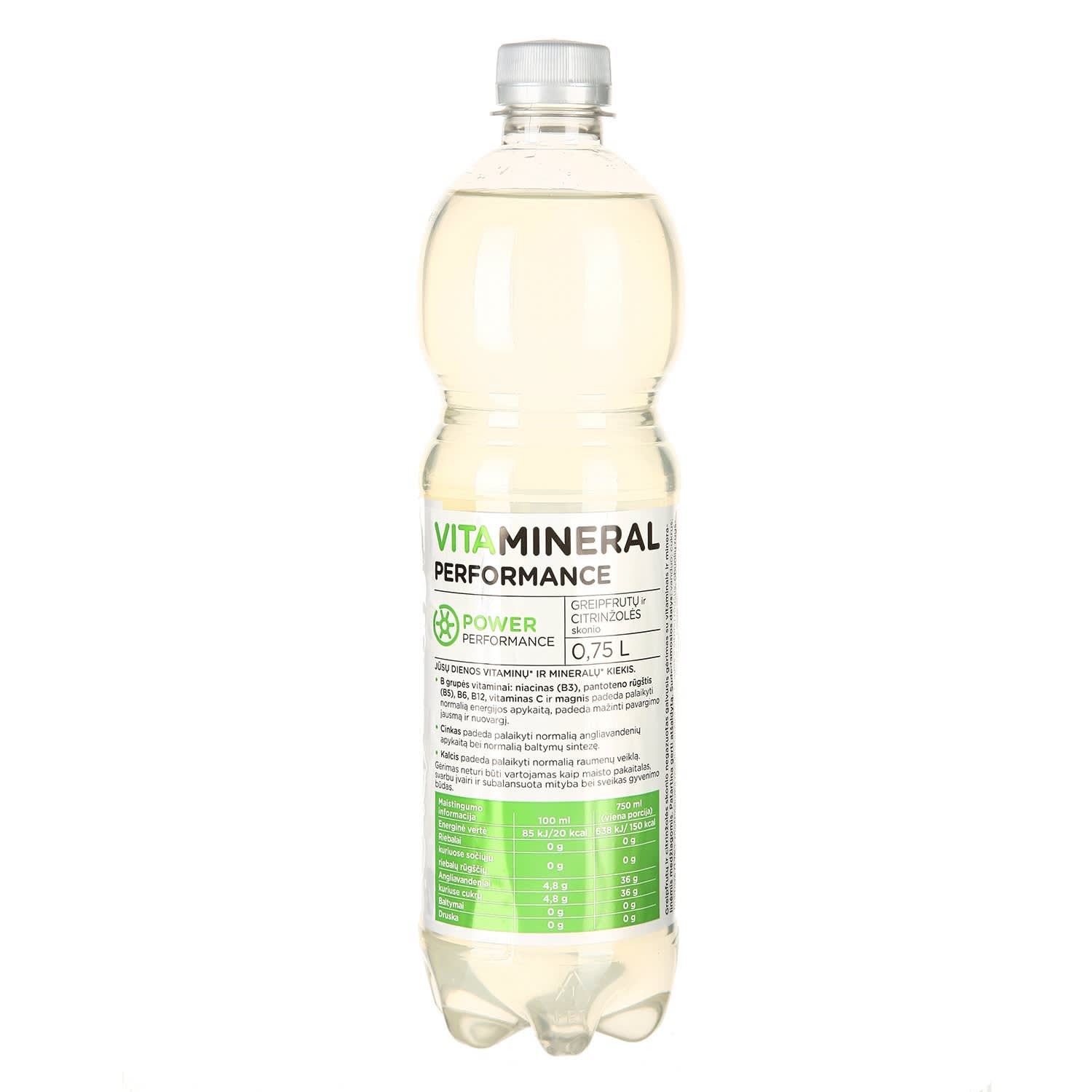 Gėrimas VITAMINERAL PERFOMANCE POWER, 750ml
