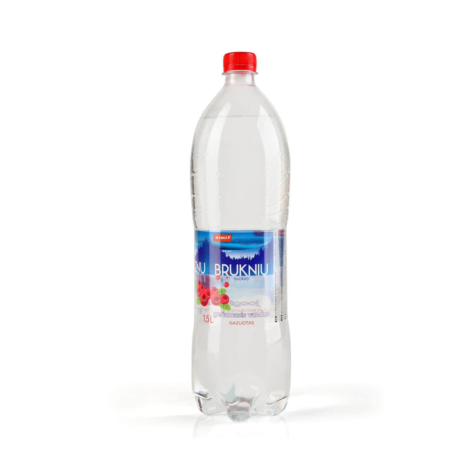 Gaz. geriamasis bruknių sk.vanduo RIMI, 1,5l