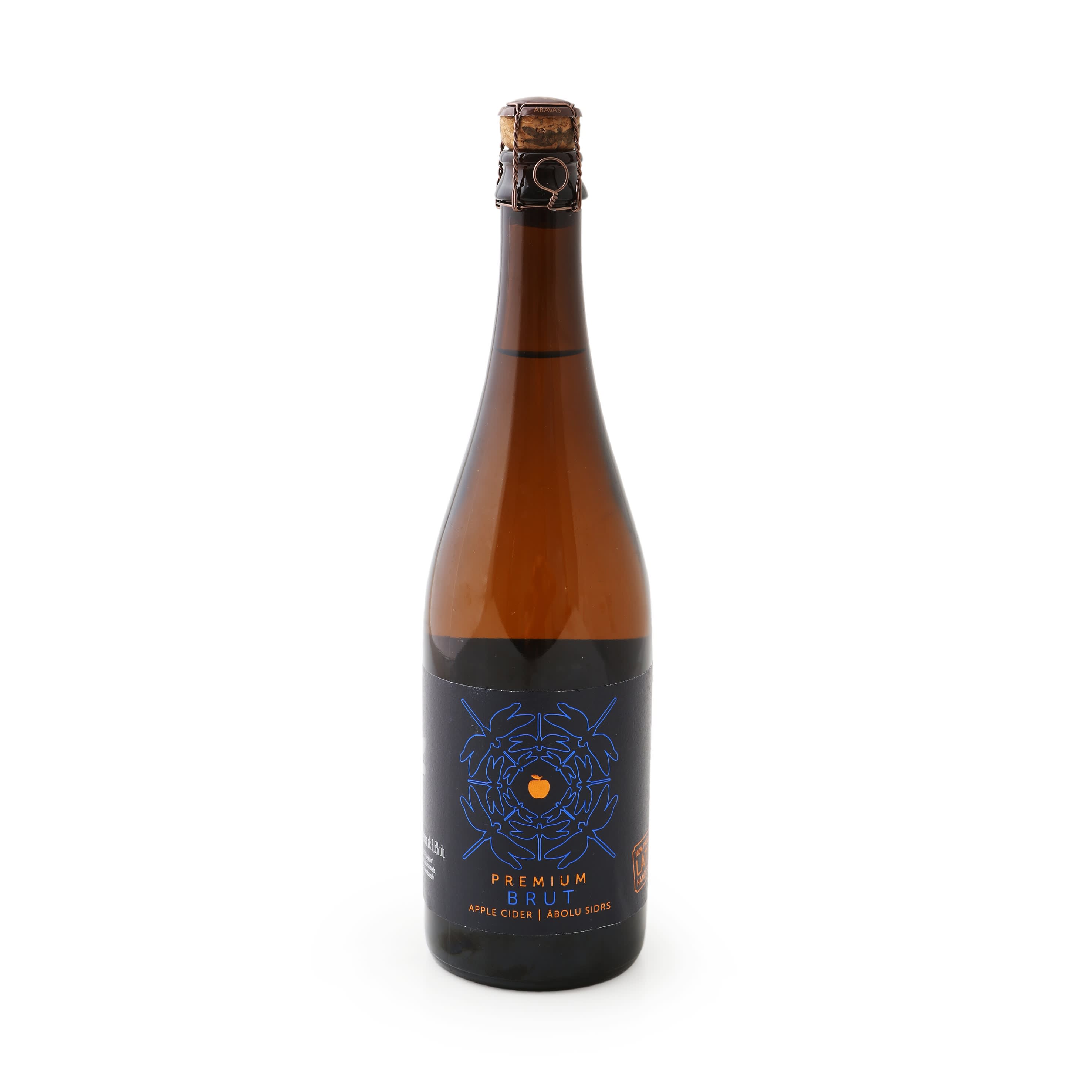 Sidrs Abavas ābolu Premium Bruts 8,5% 0,75l