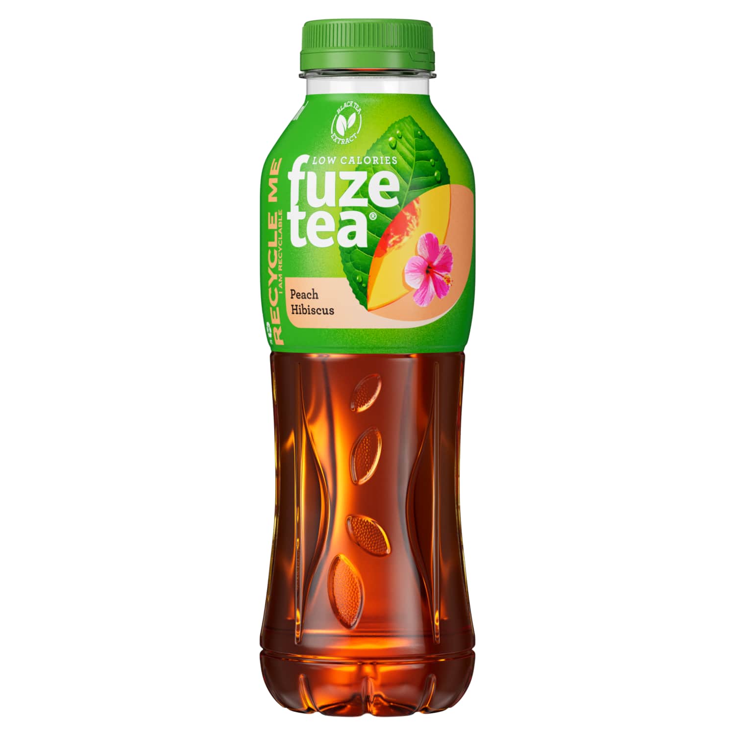 Jäätee Peach-Hibiscus Fuze Tea 0,5l