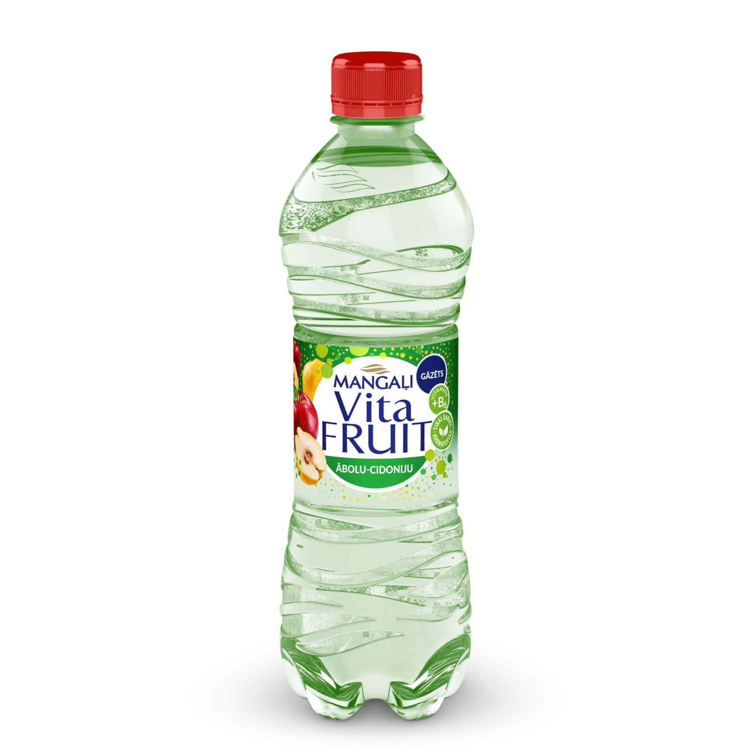 Ūdens ar ābolu un cidoniju garšu 0,5l
