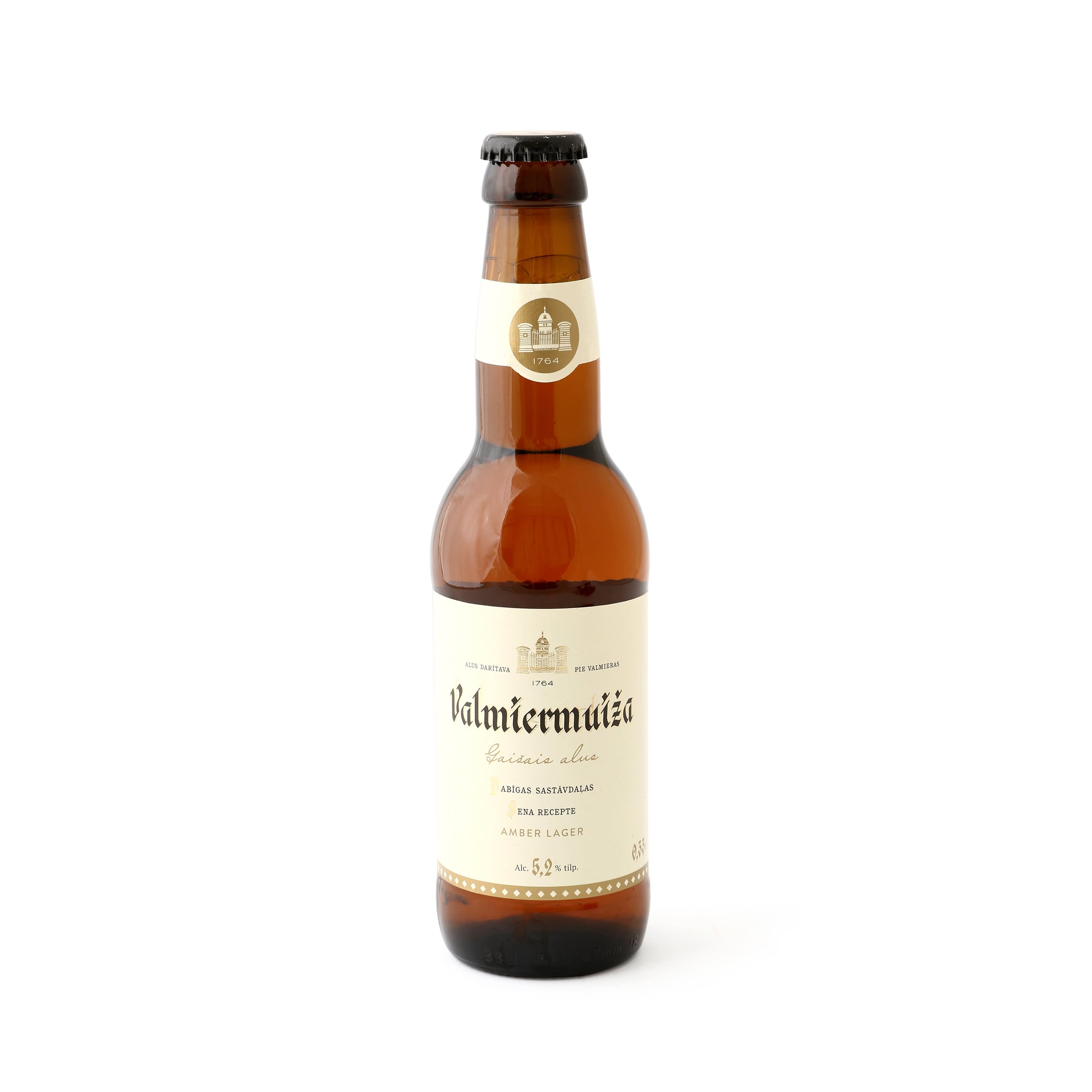 Alus Valmiermuižas gaišais 5,2% 0,33l