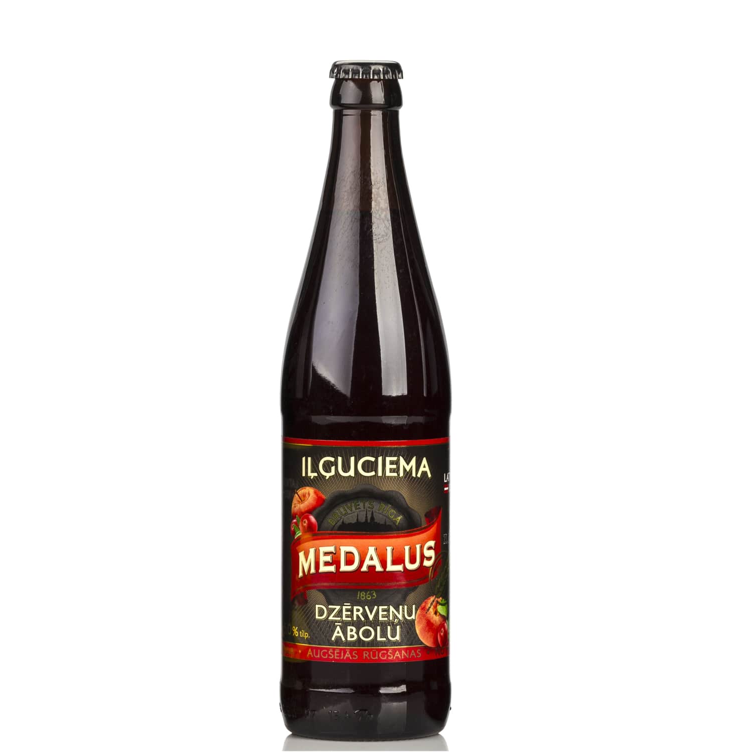 Medalus Iļguciema ābolu, dzērveņu 5% 0,5l