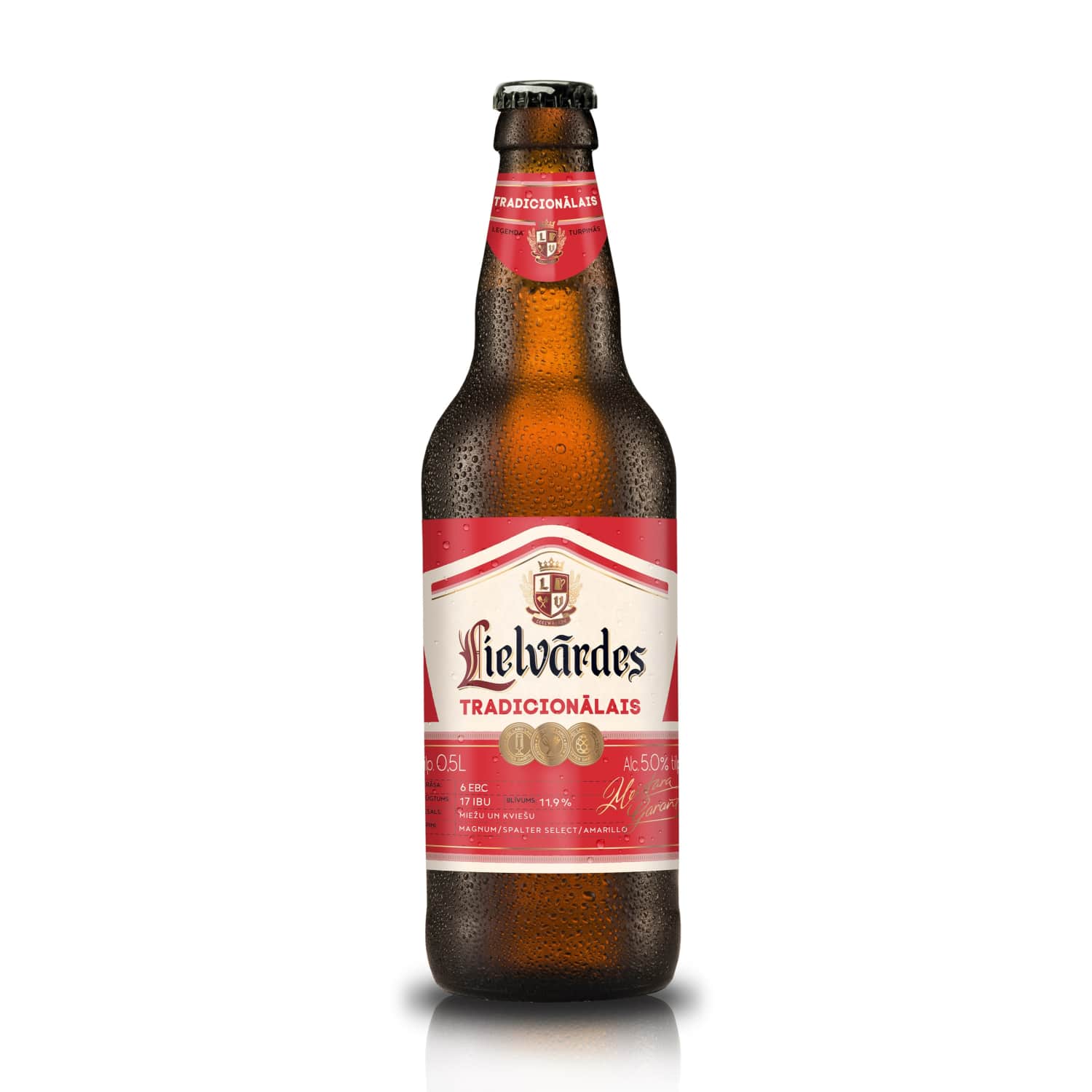 Alus Lielvārdes tradicionālais 5% 0,5l