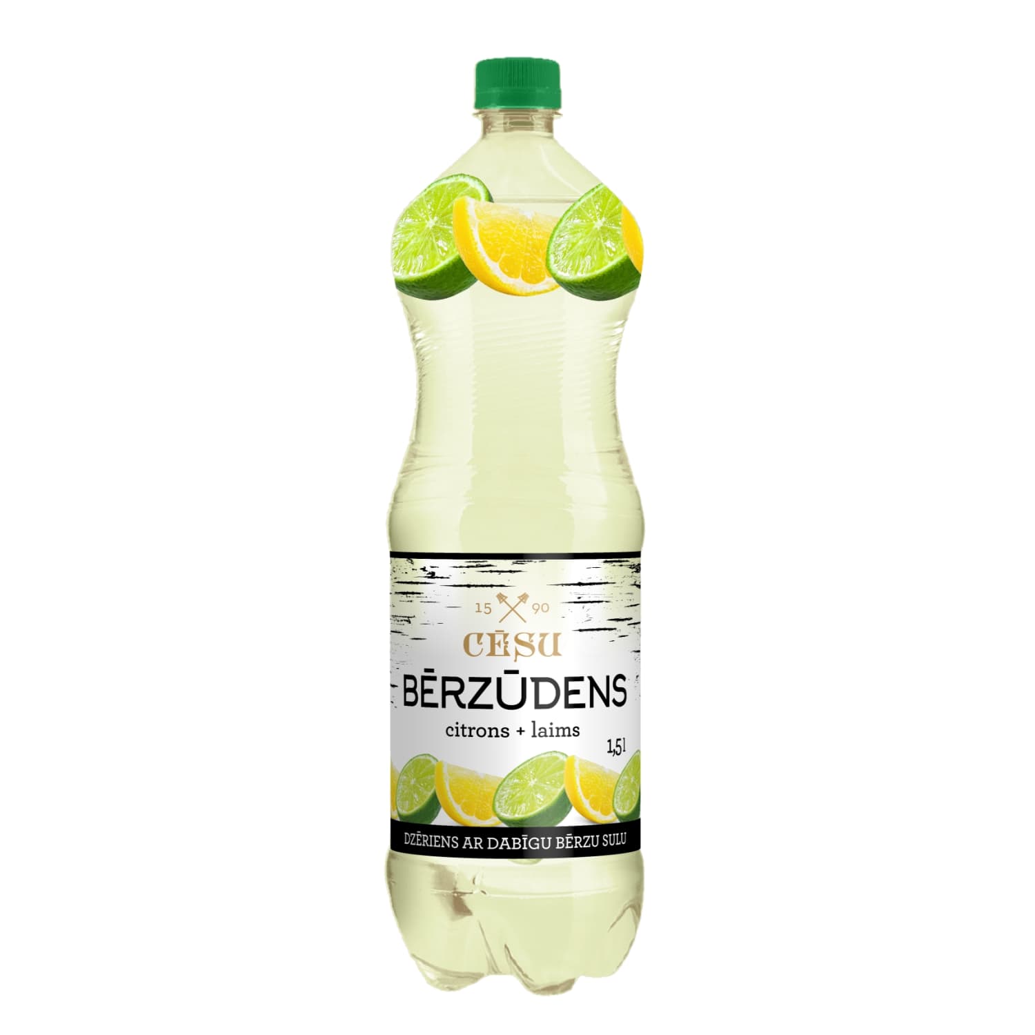 Ūdens Cēsu Bērzūdens citronu un laima 1,5l
