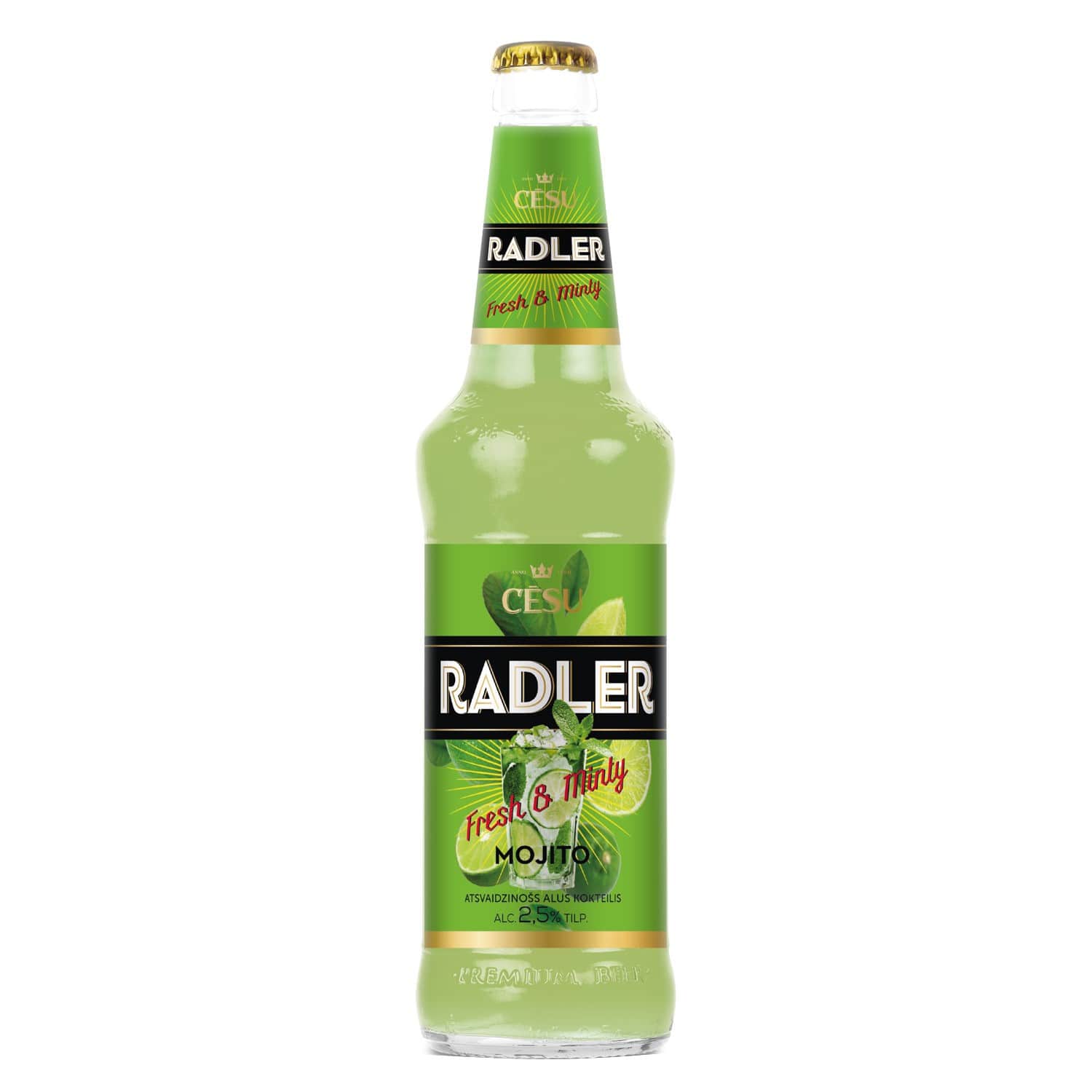 Alus Cēsu Radler Mojito 2,5% 0,5l