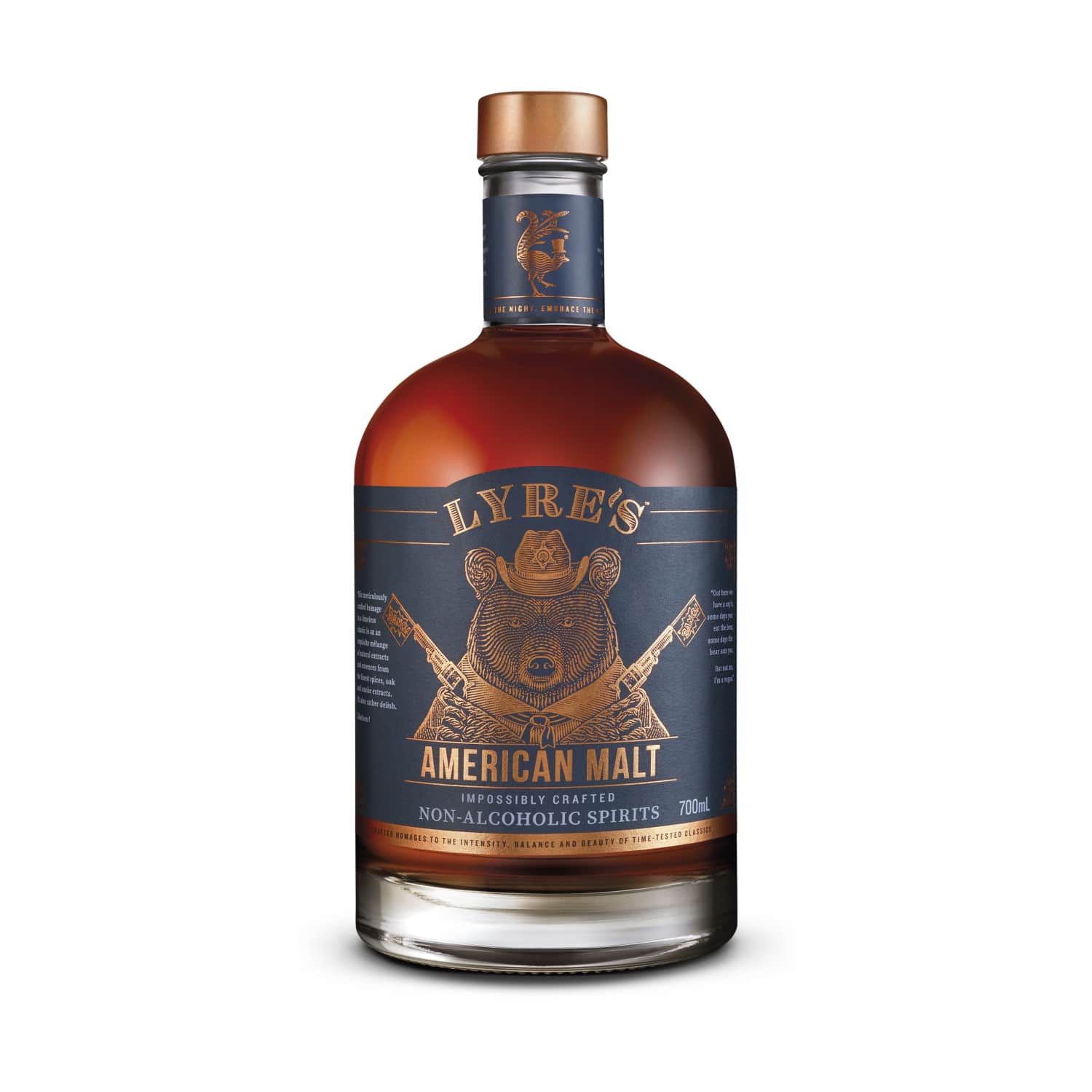 Bezalkohol. viskija atdarinājums Lyre's 700ml