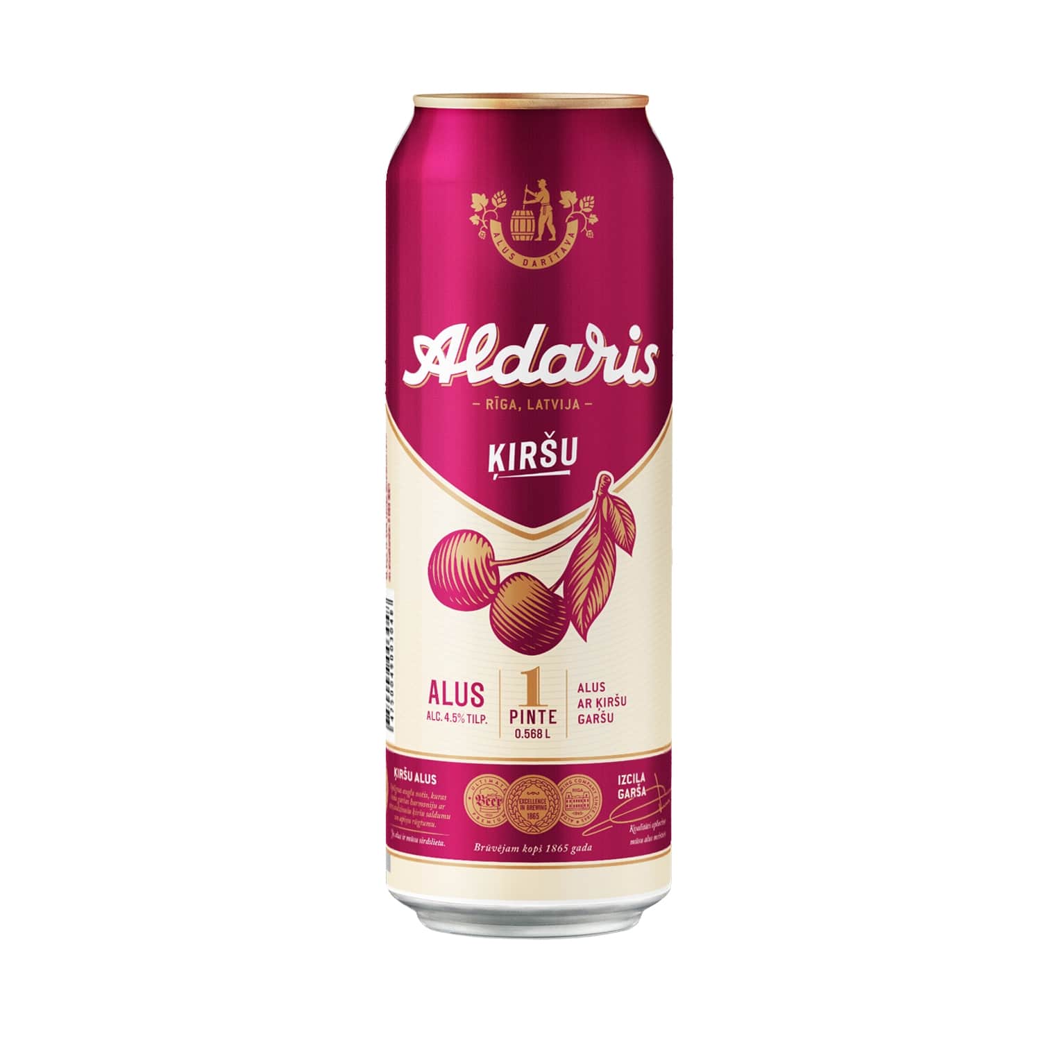 Alus Aldaris Ķirsis 4,5% 0,568l