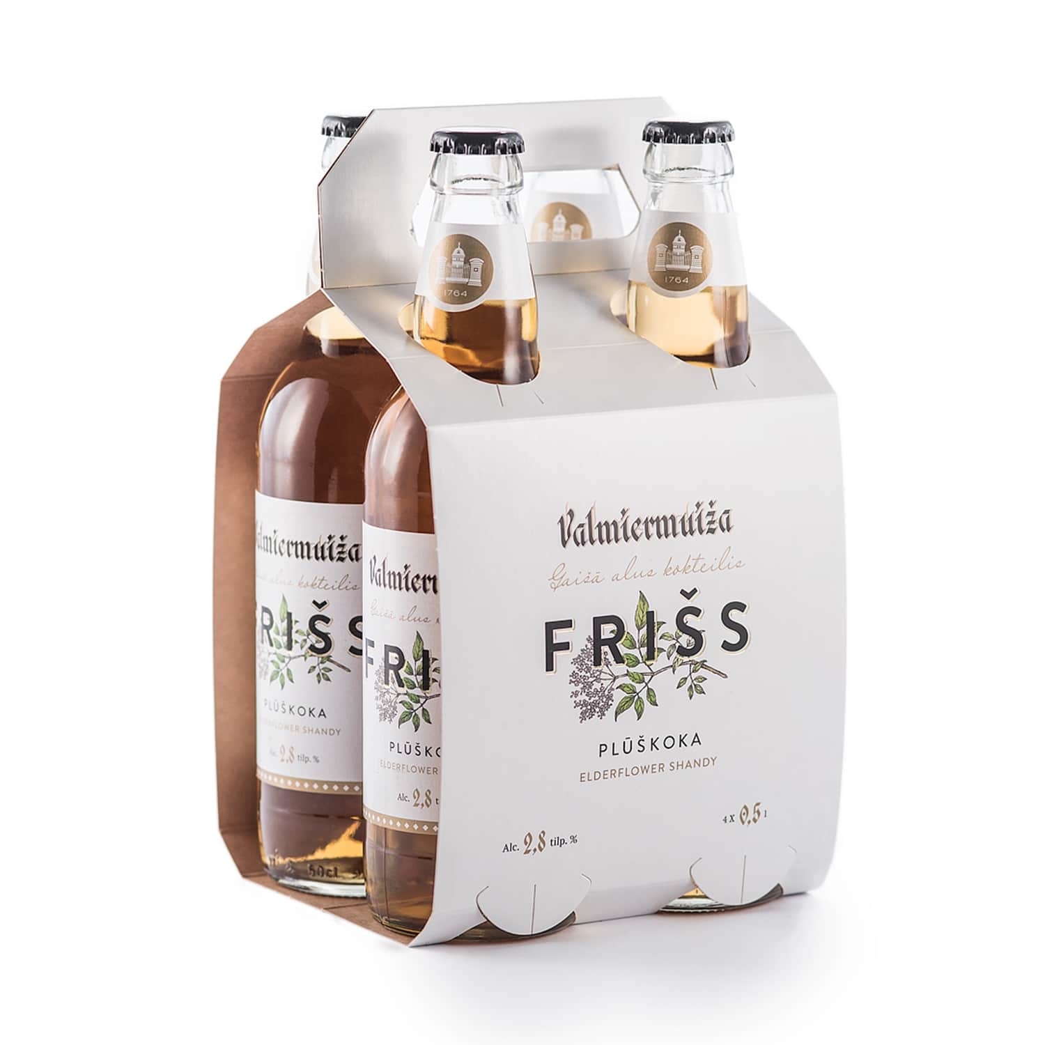 Alus k. Valmiermuižas Frišs plūšk.2,8% 4x0,5l